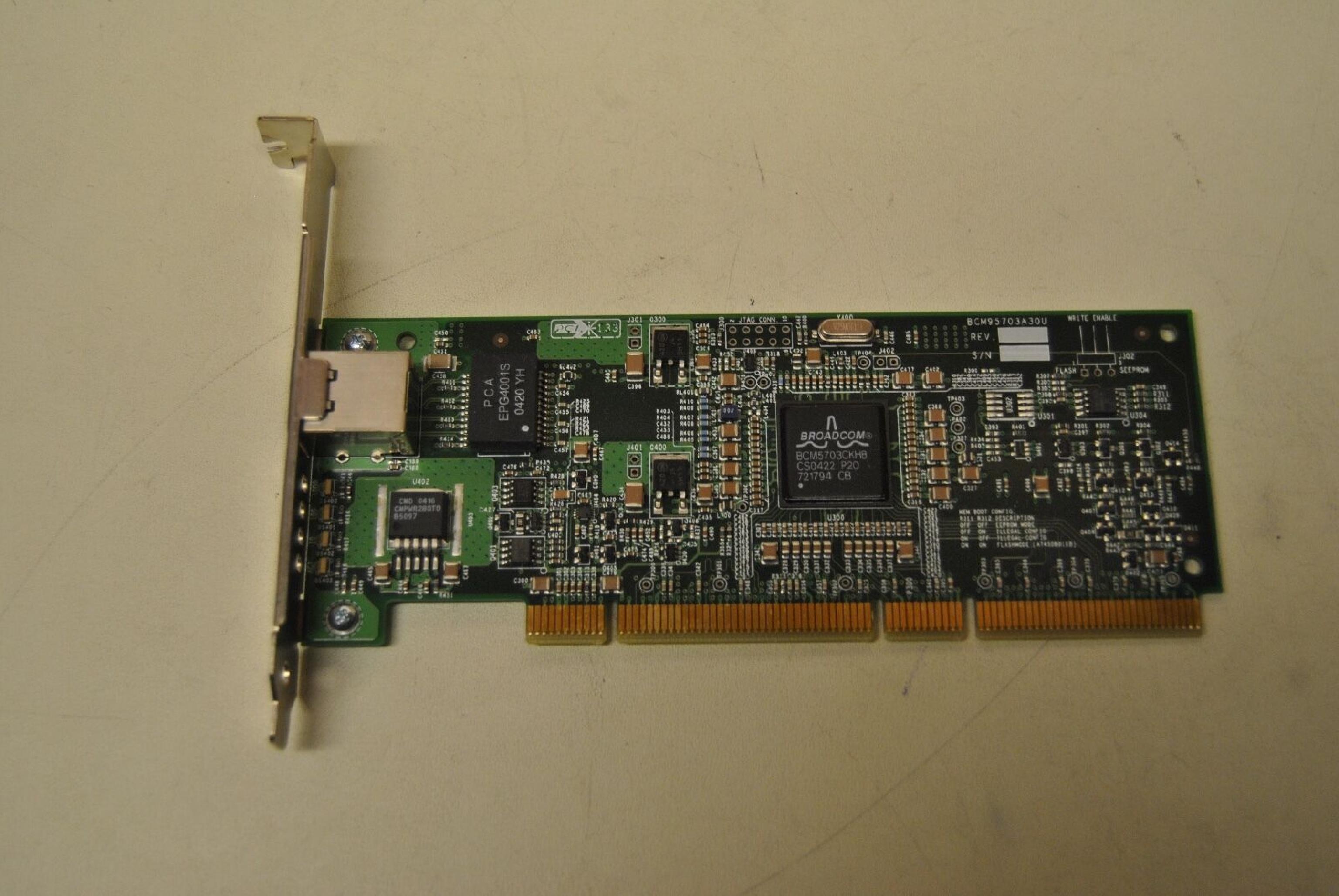 COMPAQ / HEWLETT PACKARD / HP NC7771 GIGABIT NIC NETWORK CARD PCIX-133