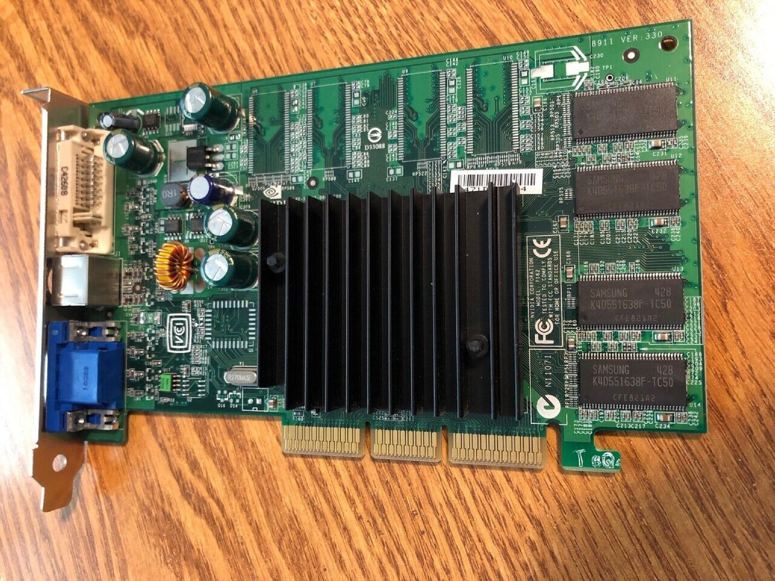 NVIDIA MX440 GEFORCE 4 MX440 64MB AGP 2XVGA