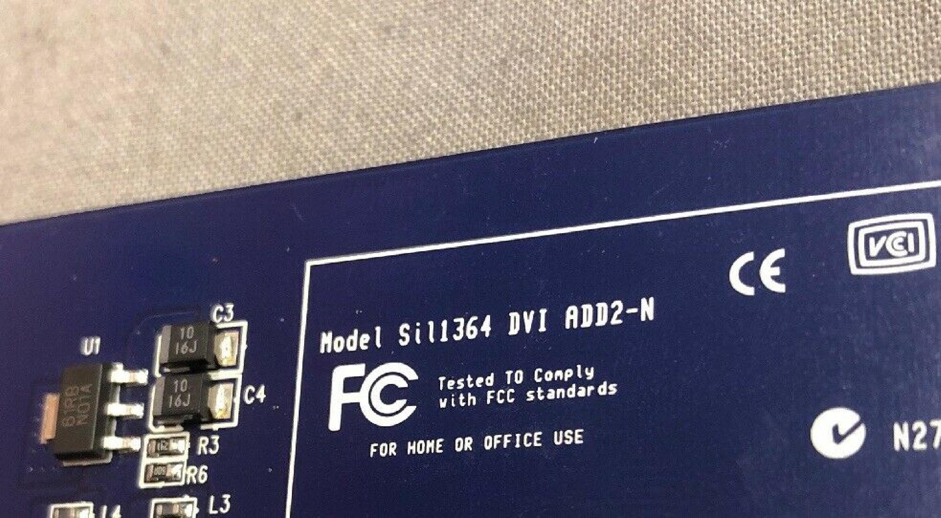 SILICON IMAGE SILL364 PCI-E-COMPUTER VIDEO GRAPHICS CARD