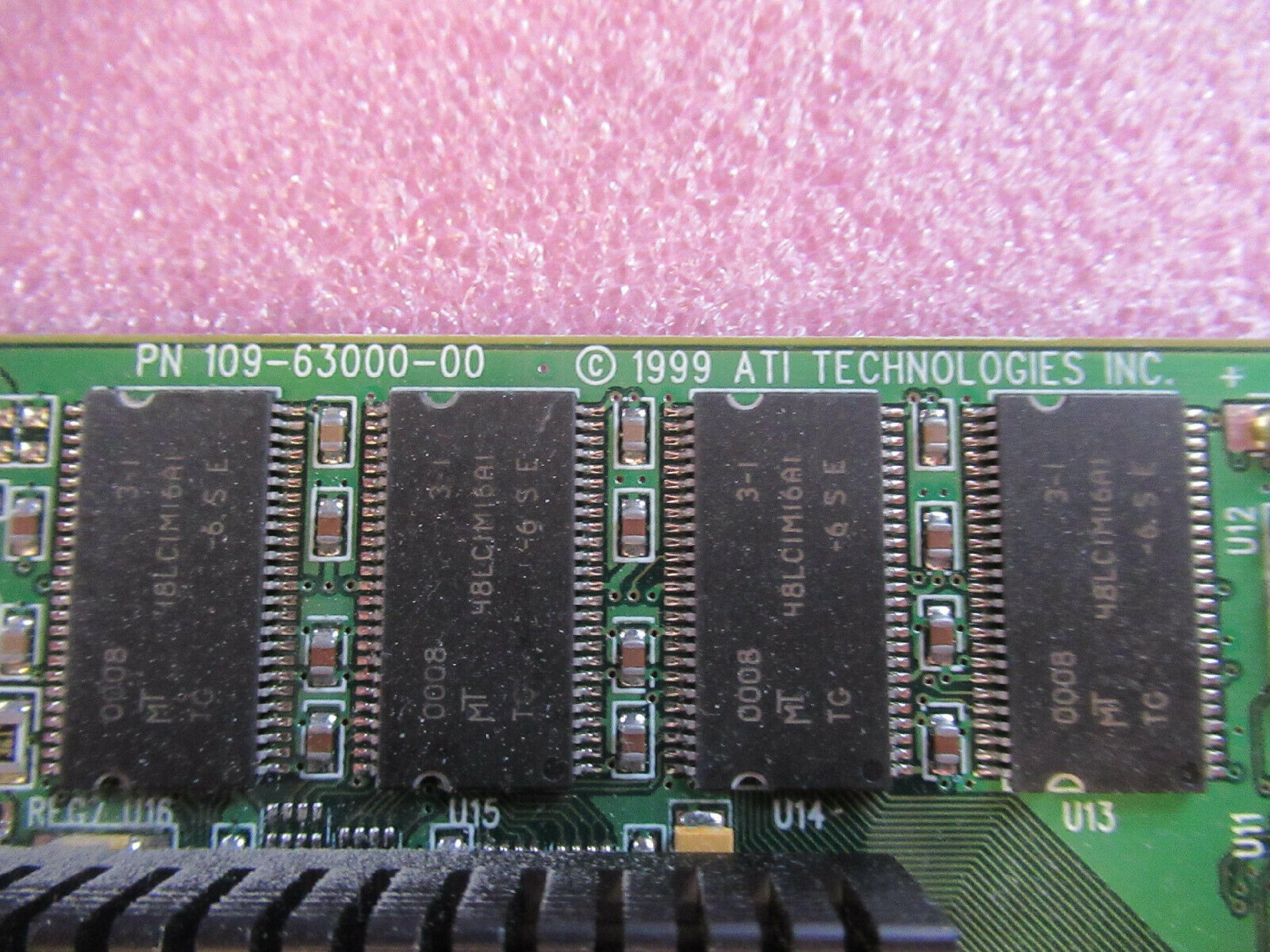 ATI RAGE 128 32MB AGP VIDEO CARD WITH VGA OUTPUT RAGE 128 16MB