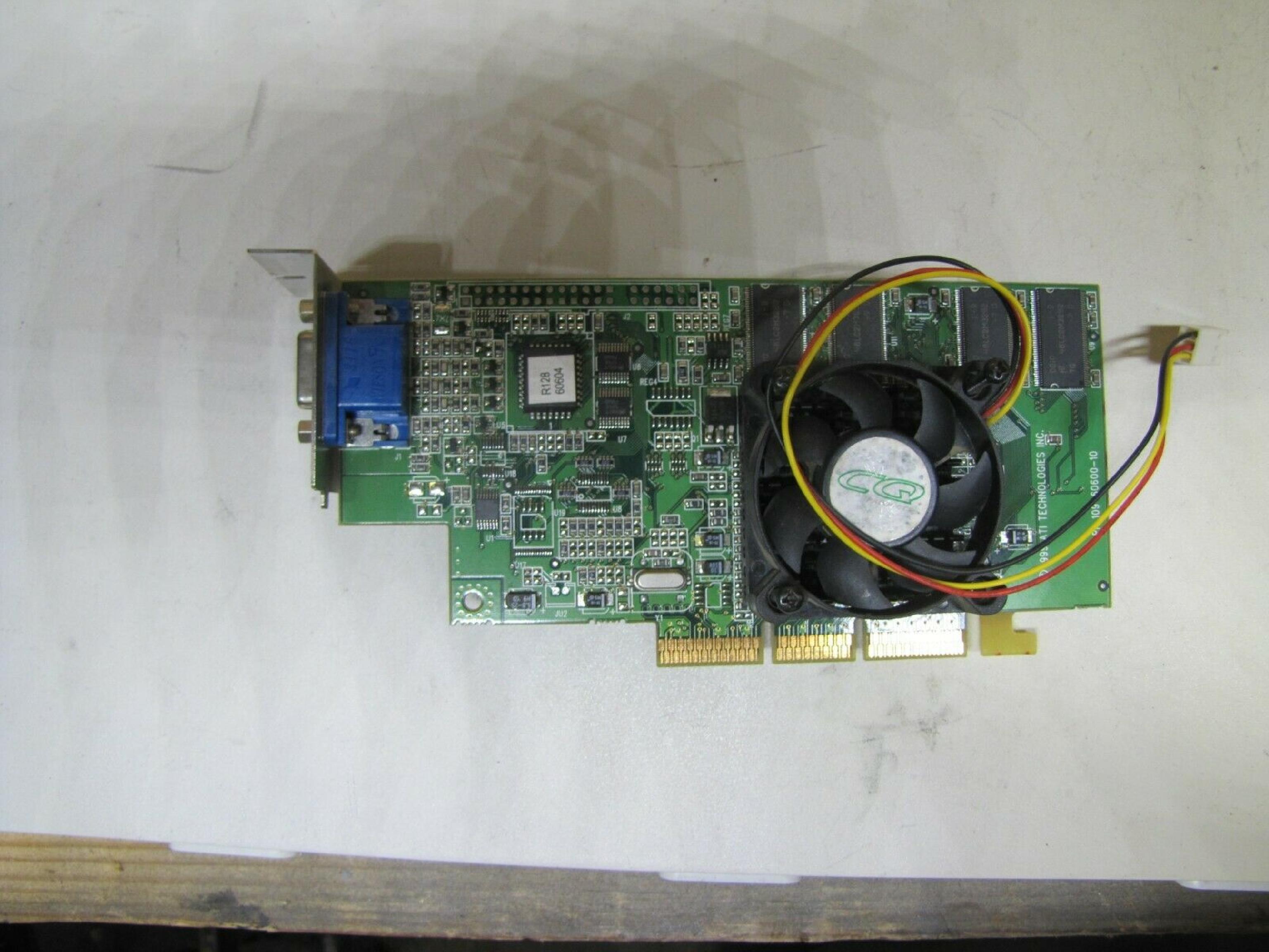 ATI RAGE 128 32MB AGP VIDEO CARD WITH VGA OUTPUT RAGE 128 16MB