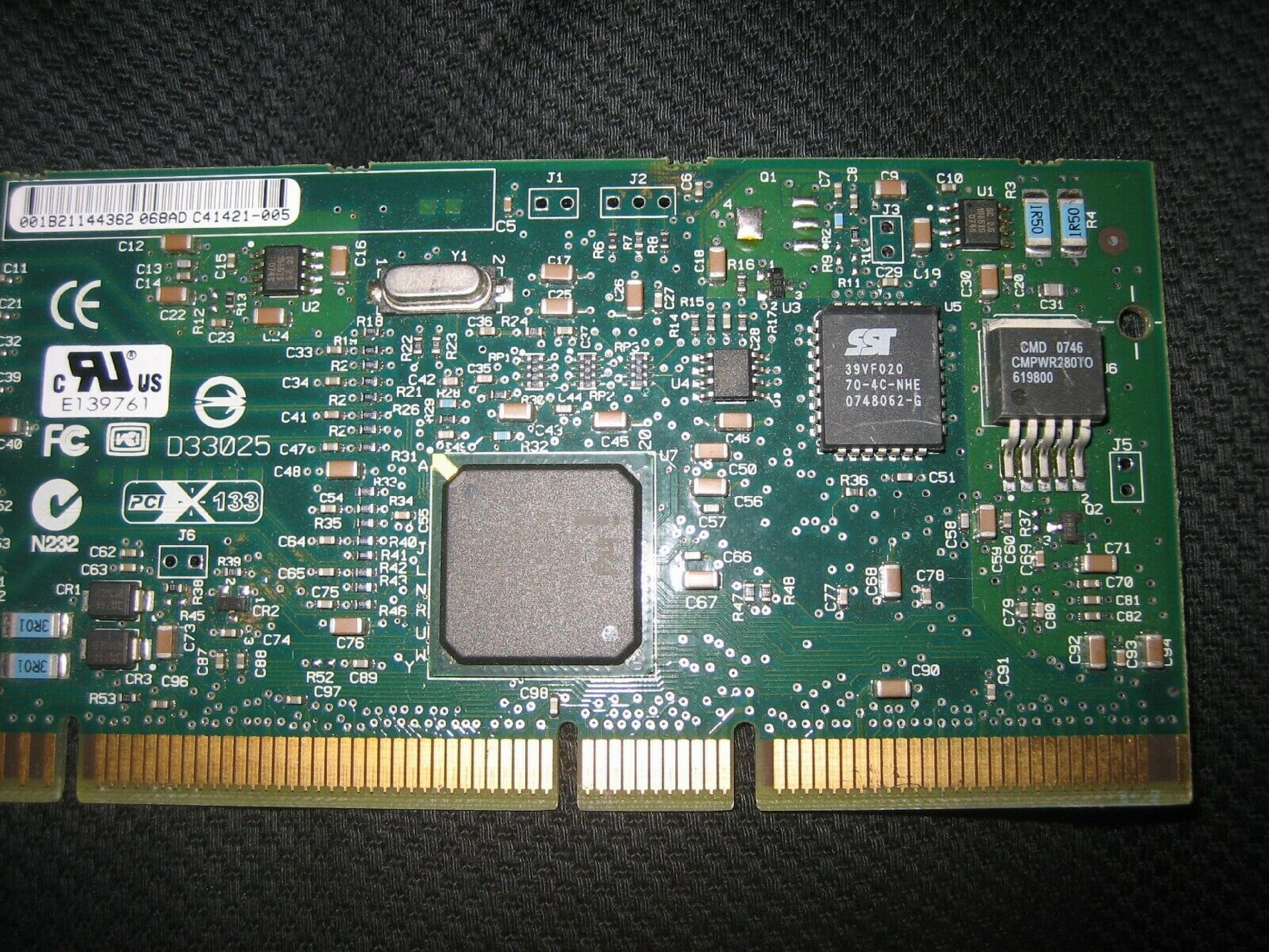 INTEL 844143 PRO/1000 ETHERNET 10/100/1000MBP DUAL NETWORK CARD