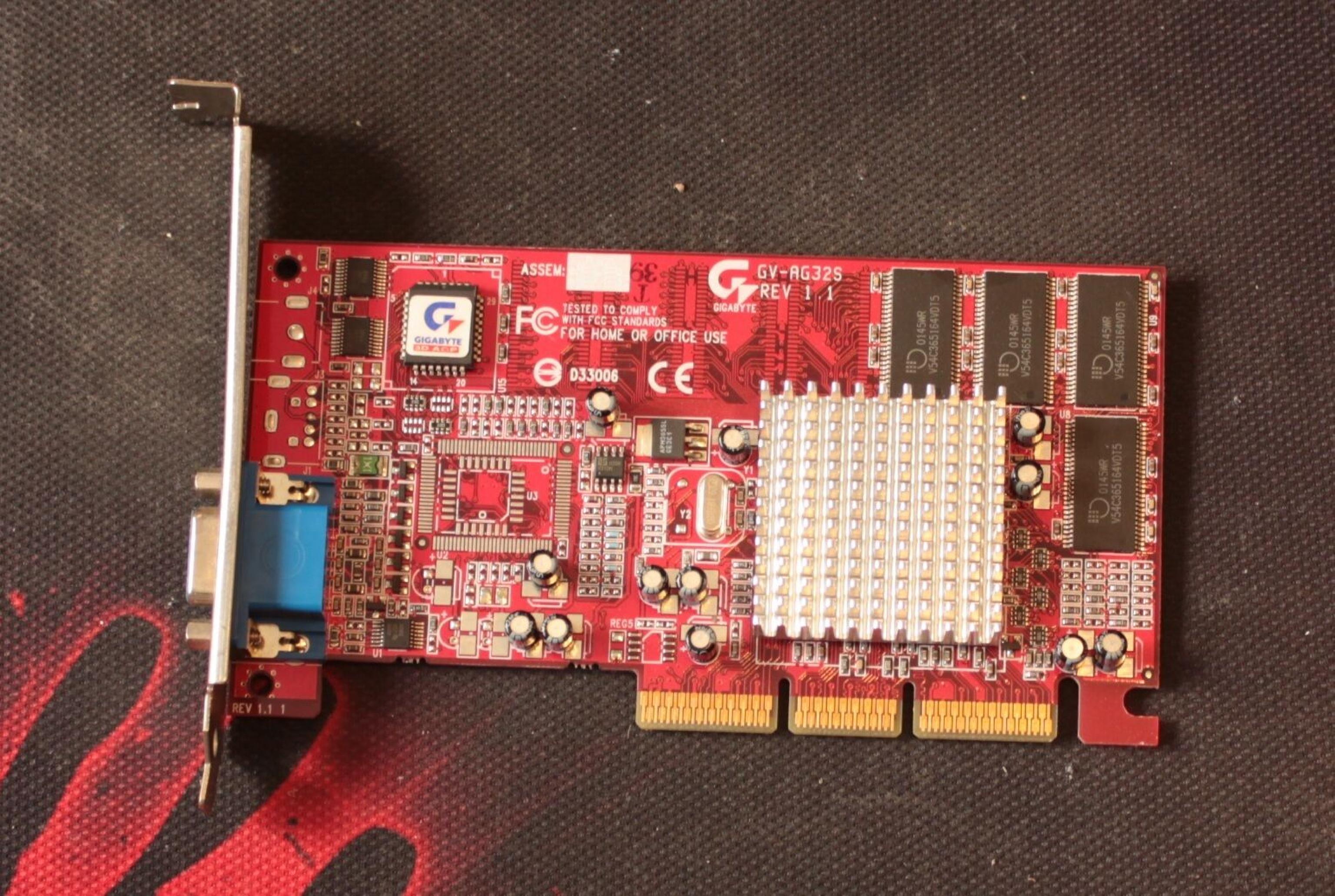 ATI GV-AG32S RAGE 128 PRO GRAPHICS AGP VIDEO CARD