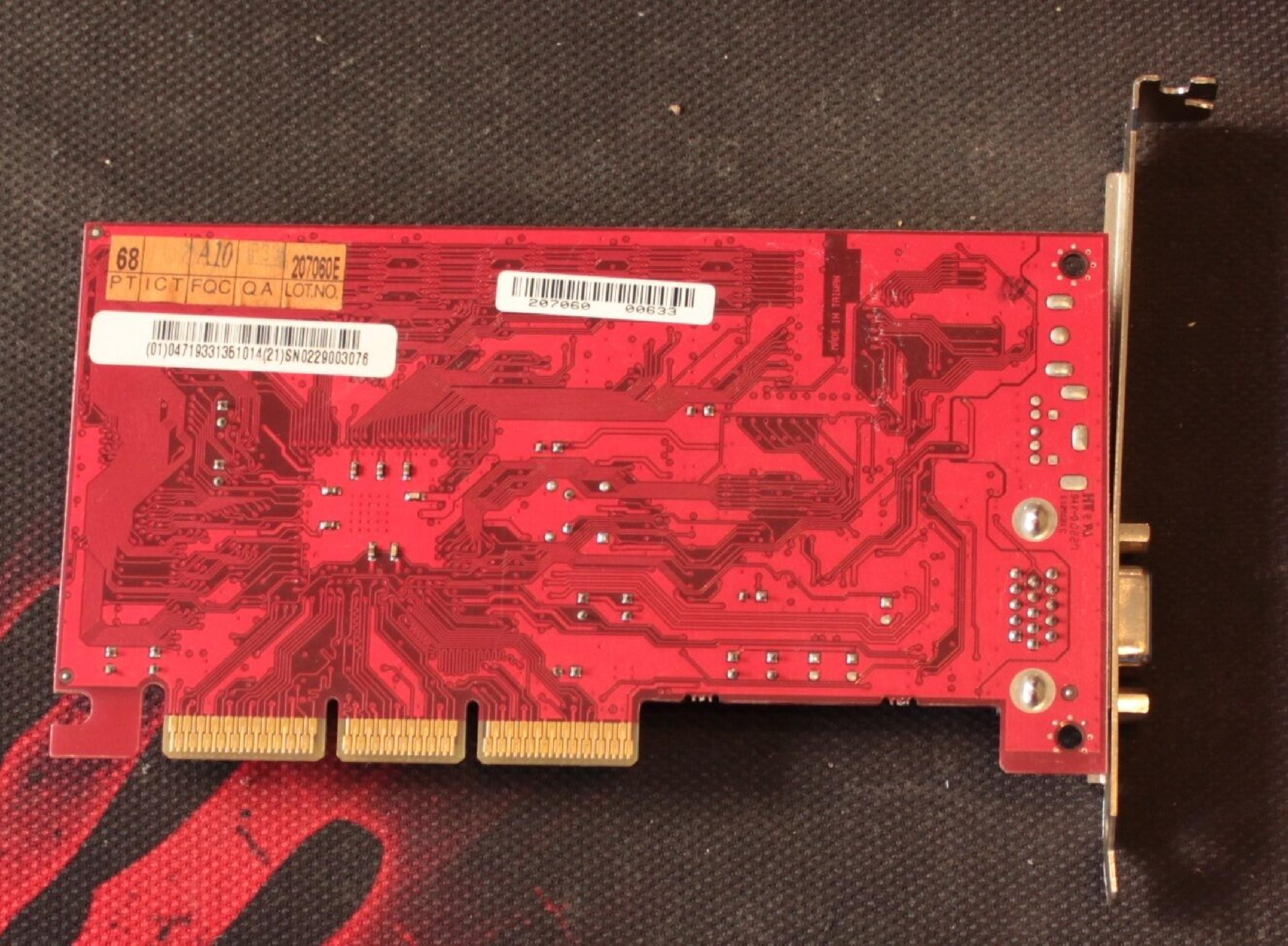 ATI GV-AG32S RAGE 128 PRO GRAPHICS AGP VIDEO CARD