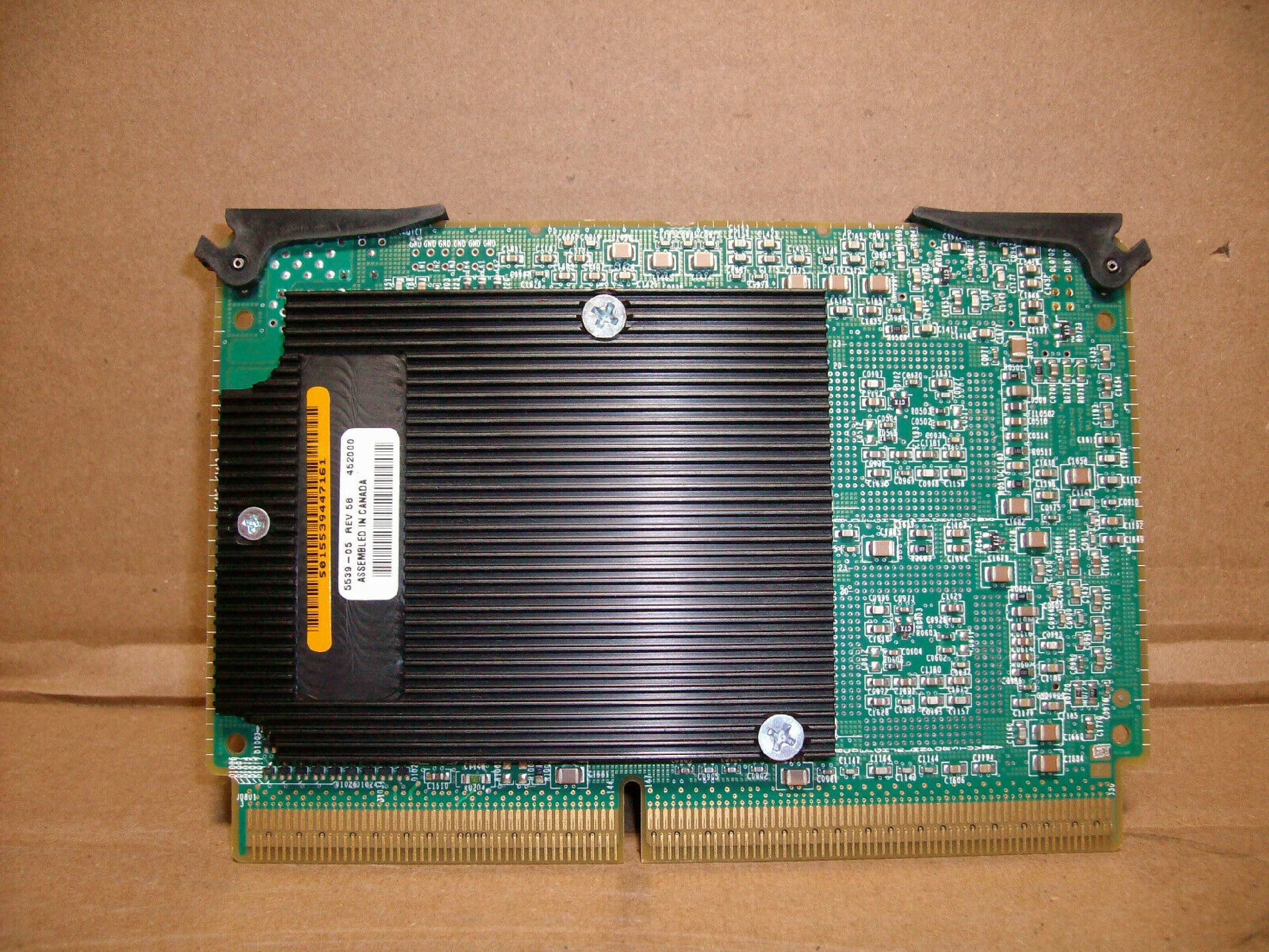 SUN MICROSYSTEMS 5539-05 SUN INTERNAL PLUG IN CPU MODULE 5539-05 REV 55 440MHZ ULTRA SPARC PROCESSOR BOARD 450MHZ SERVER PROCESSOR, 60,