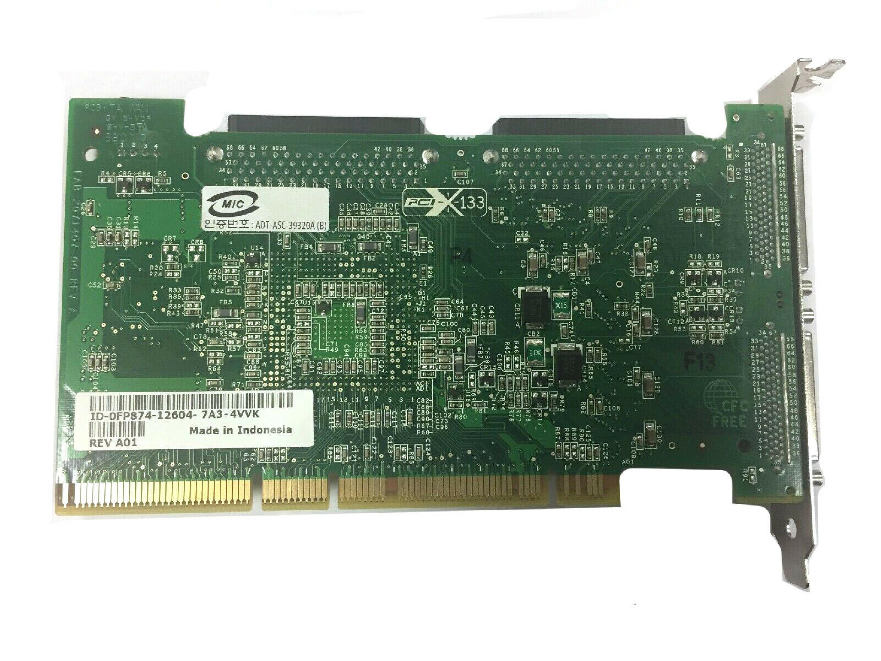 ADAPTEC 39320A DUAL CHANNEL SCSI CONTROLLER CARD ULTRA320 PCI-X