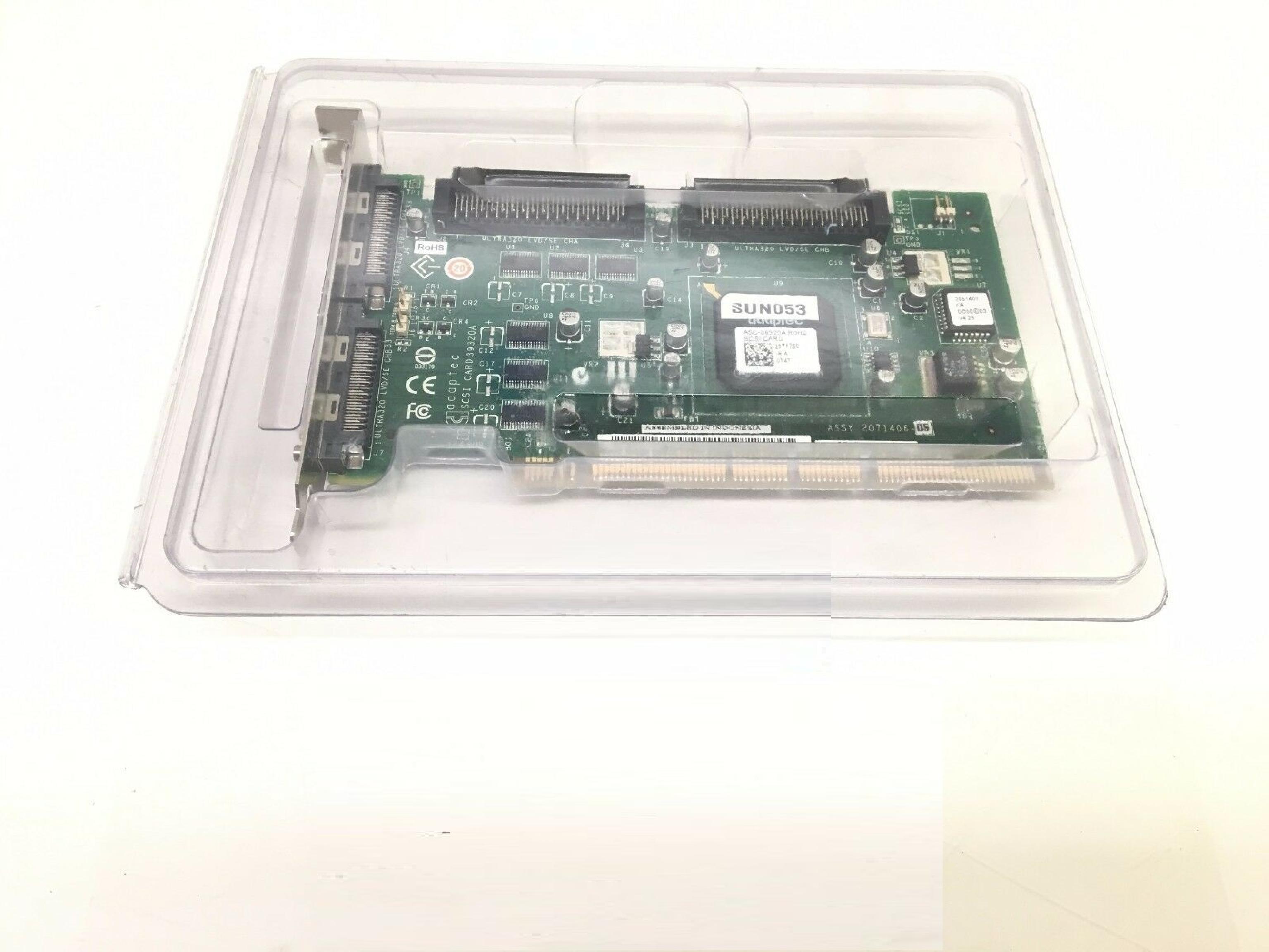 ADAPTEC 39320A DUAL CHANNEL SCSI CONTROLLER CARD ULTRA320 PCI-X