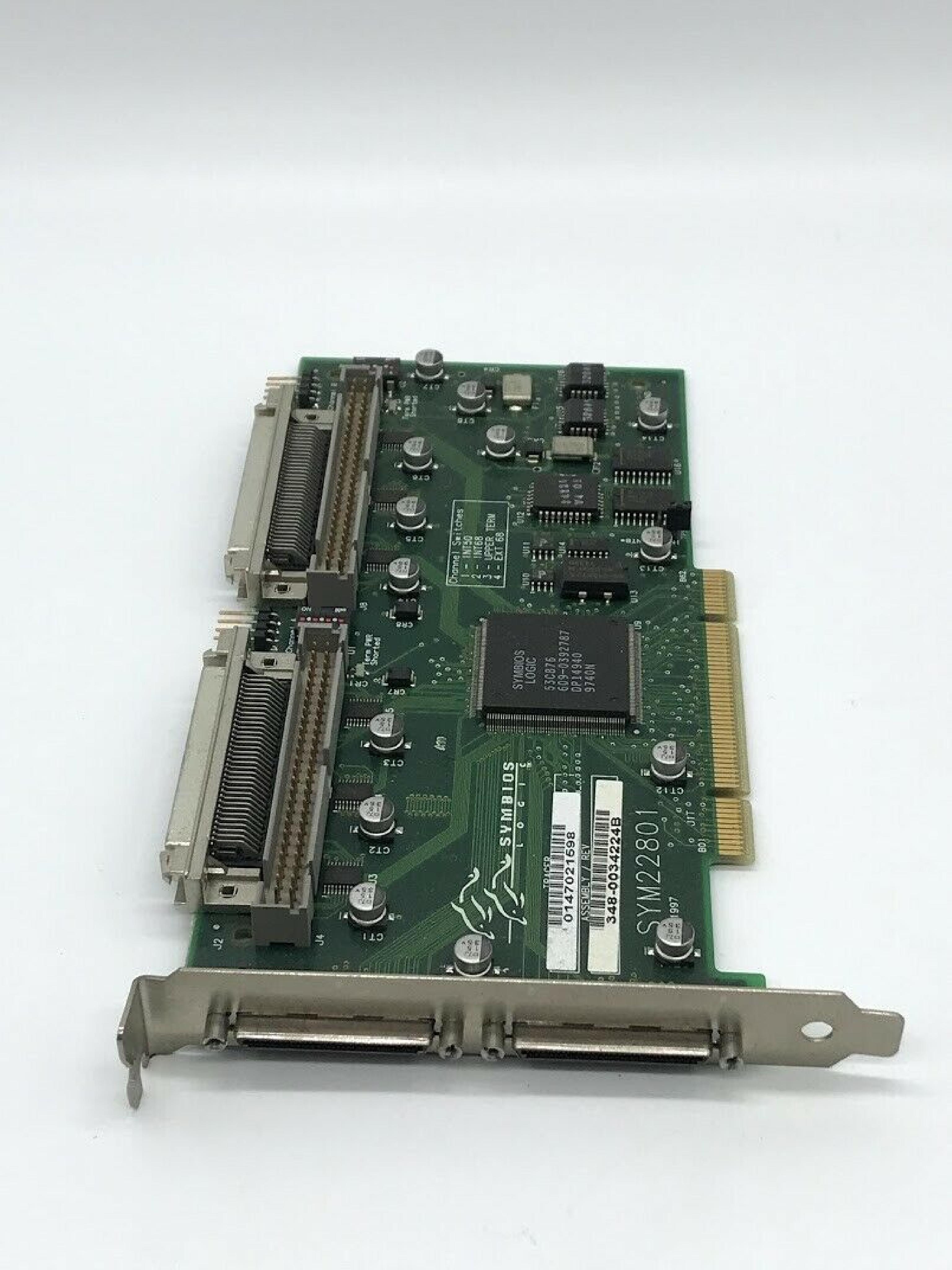 SYMBIOS LOGIC 348-0036689C DUAL CHANNEL PCI SCSI CONTROLLER