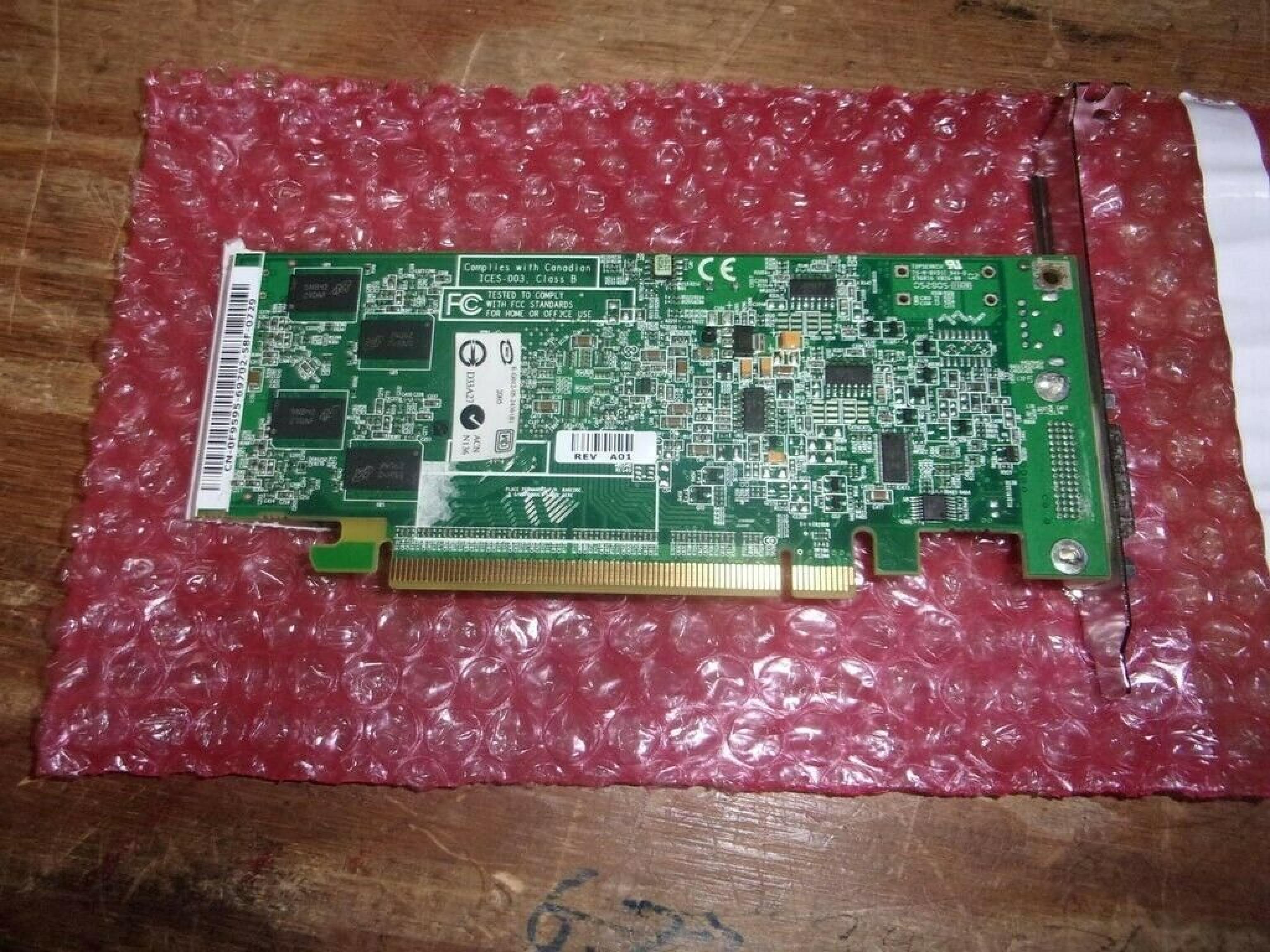 ATI E-G012-05-2436 RADEON X600 256MB PCI EXPRESS VIDEO CARD 128MB DMS-59 PCI-E