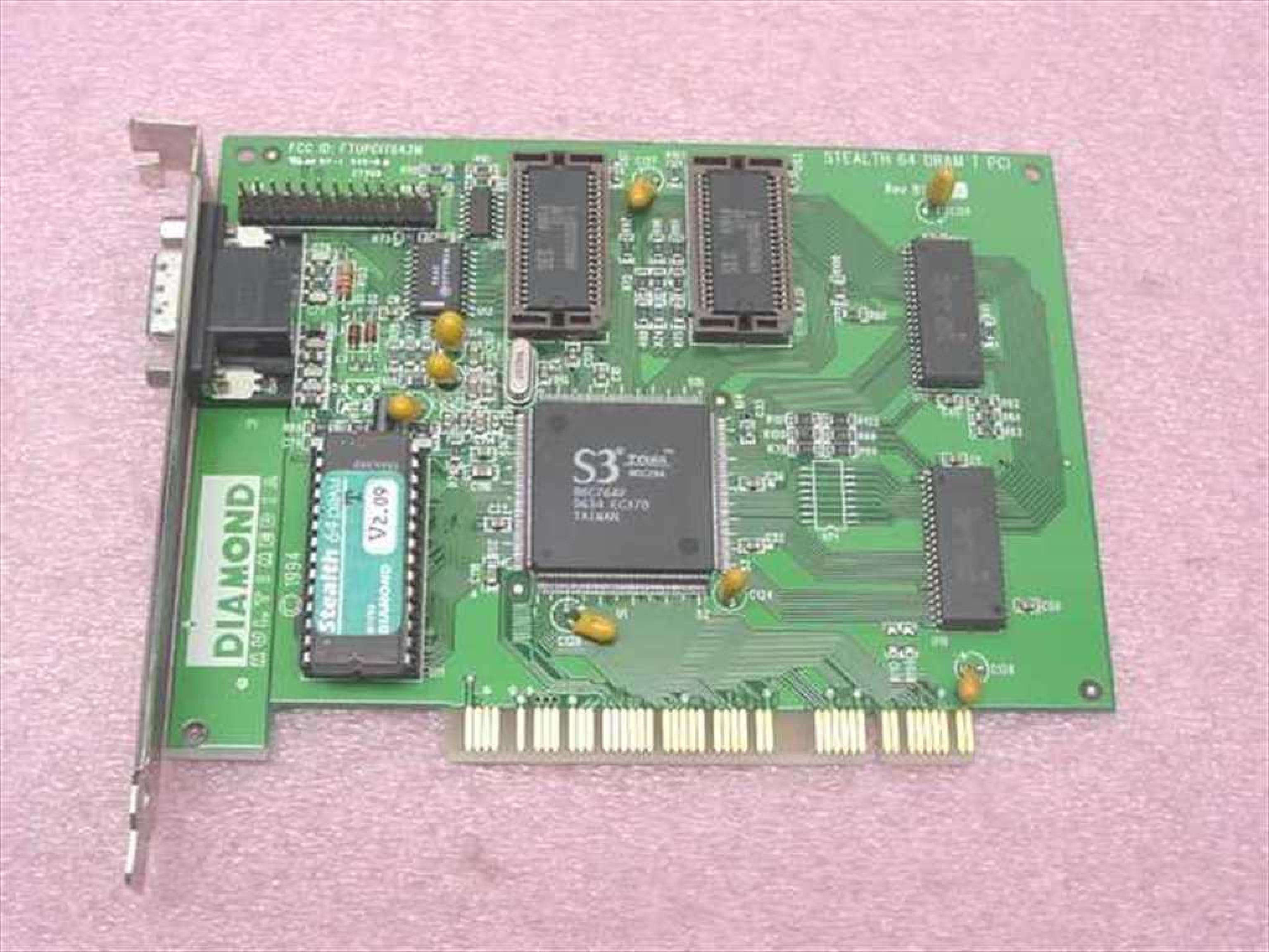 DIAMOND 23030066-303 STEALTH 64 GRAPHICS PCI 2MB