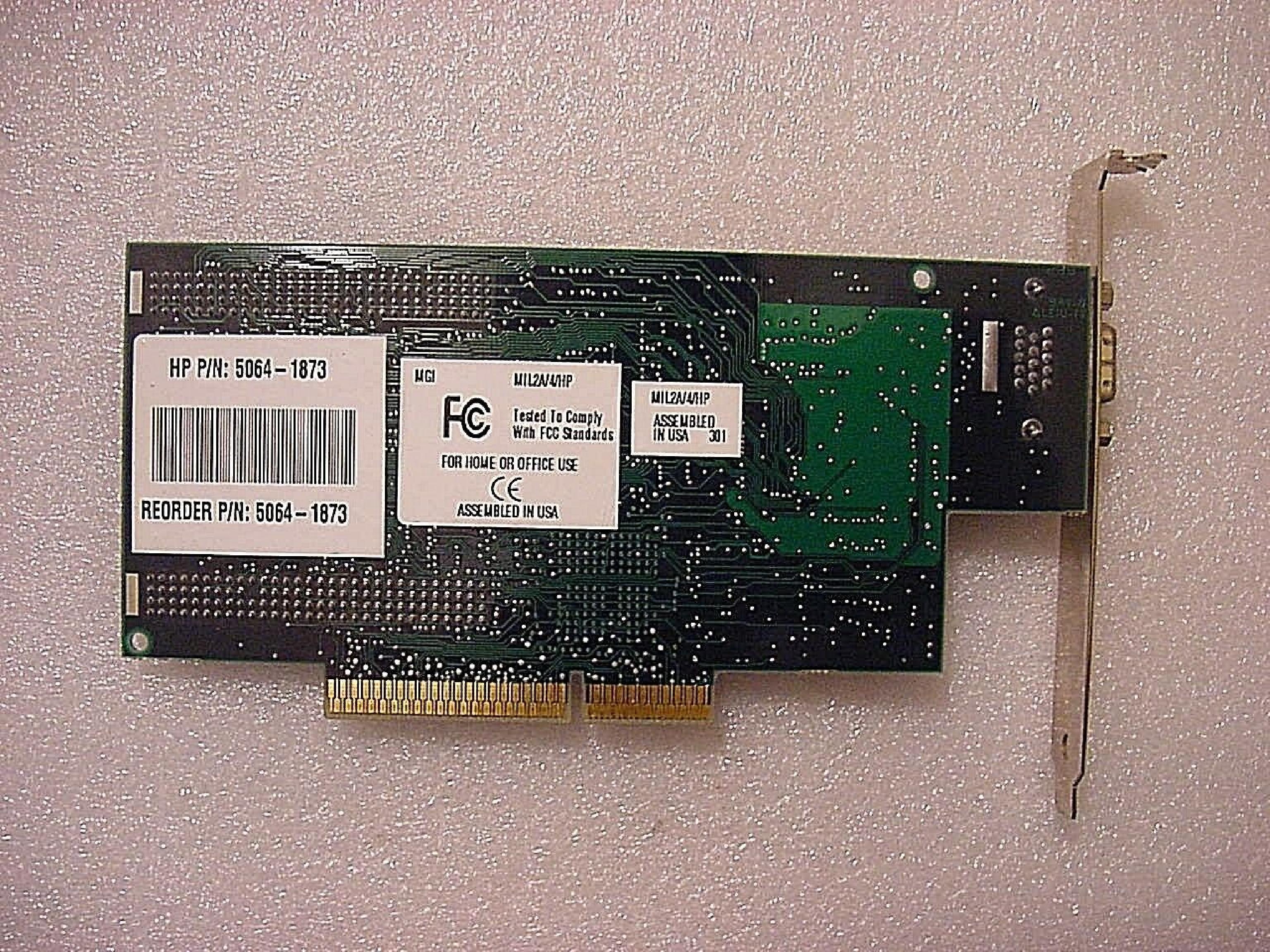 MATROX 5064-1873 4MB AGP CARD