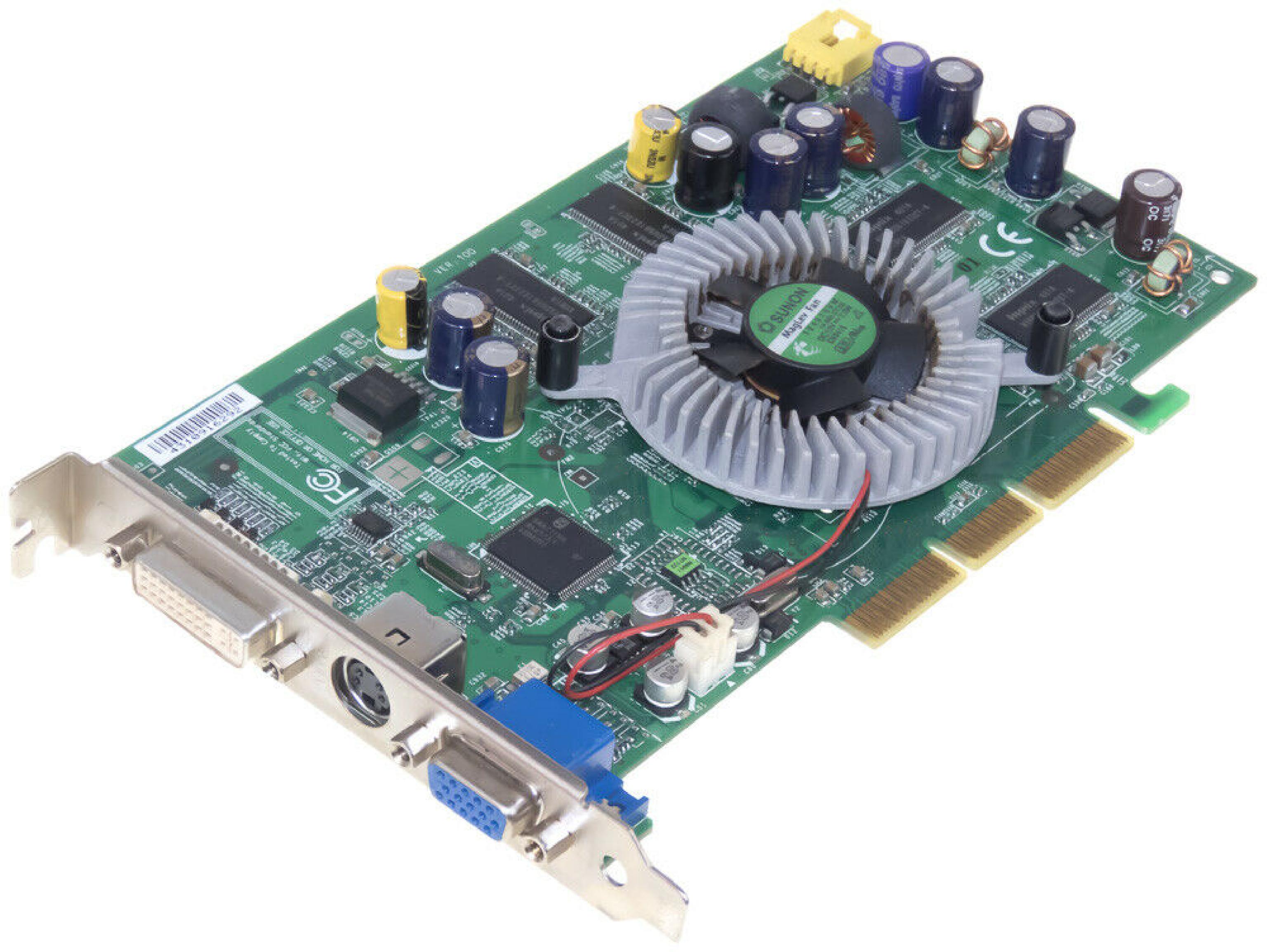 NVIDIA FX5700VE 256MB 128-BIT DDR AGP 4X/8X VIDEO CARD D-SUB DVI TV-OUT