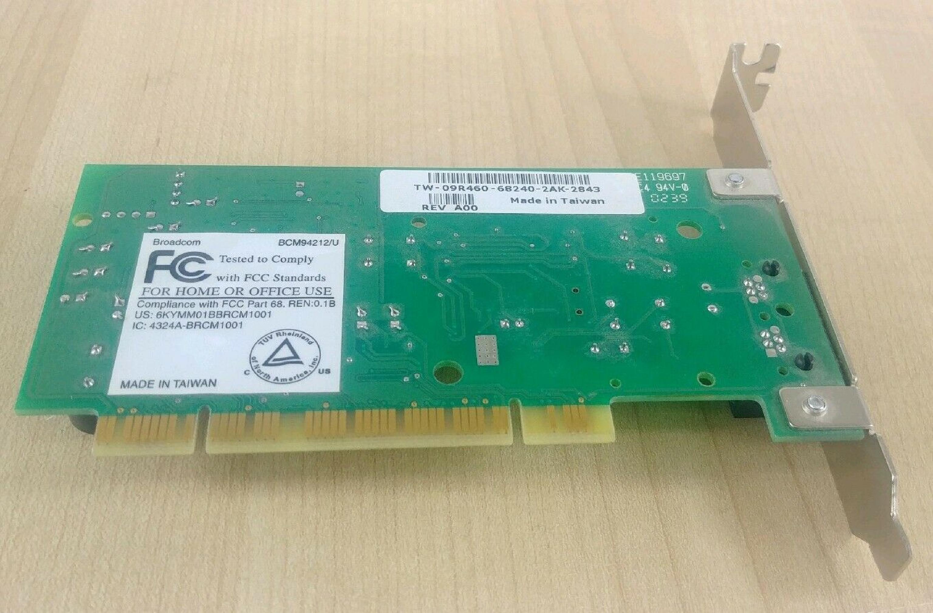 BROADCOM 04U829 56K MODEM PCI CARD