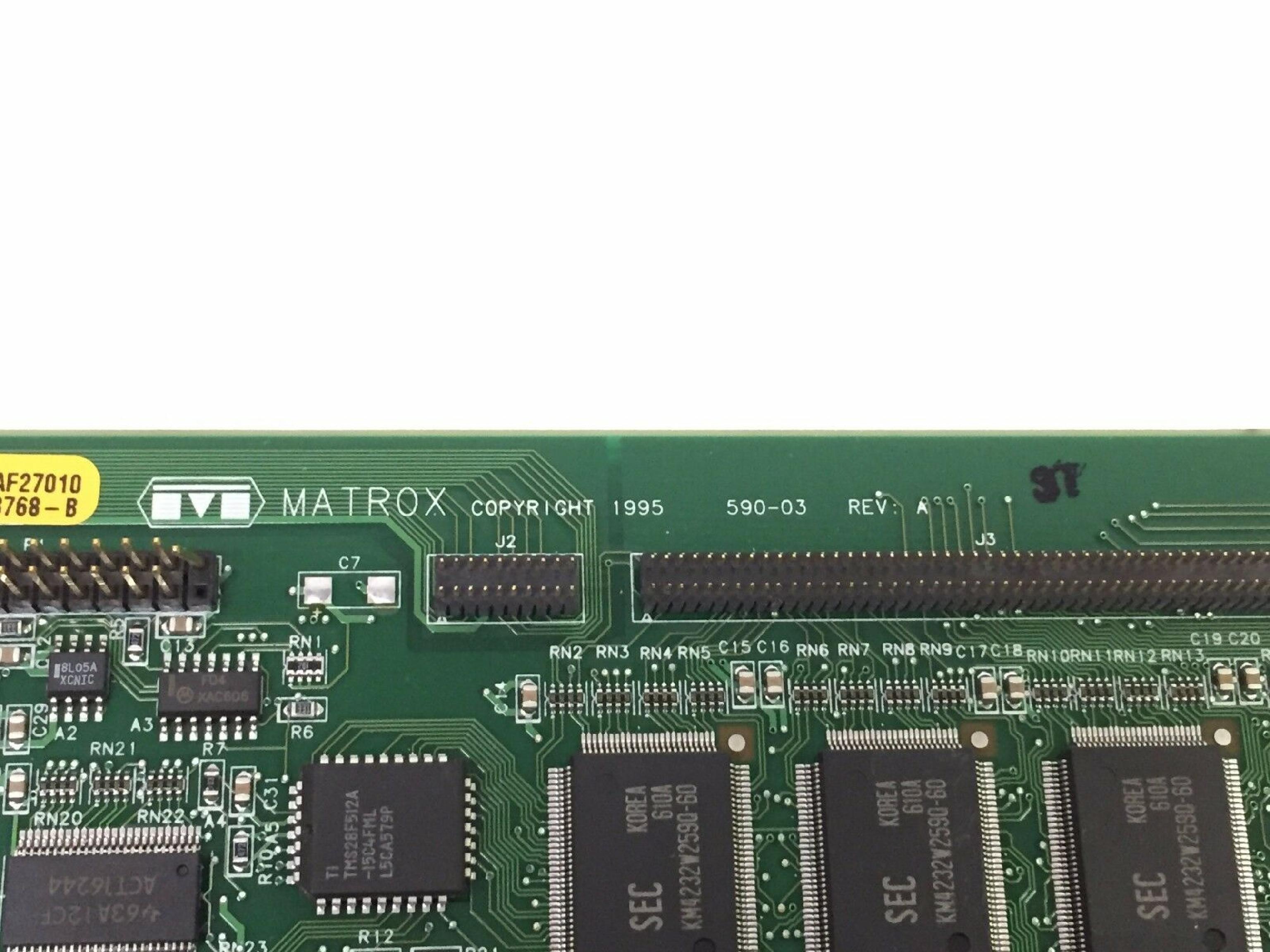 MATROX 590-03 PCI GRAPHICS VIDEO CARD DB