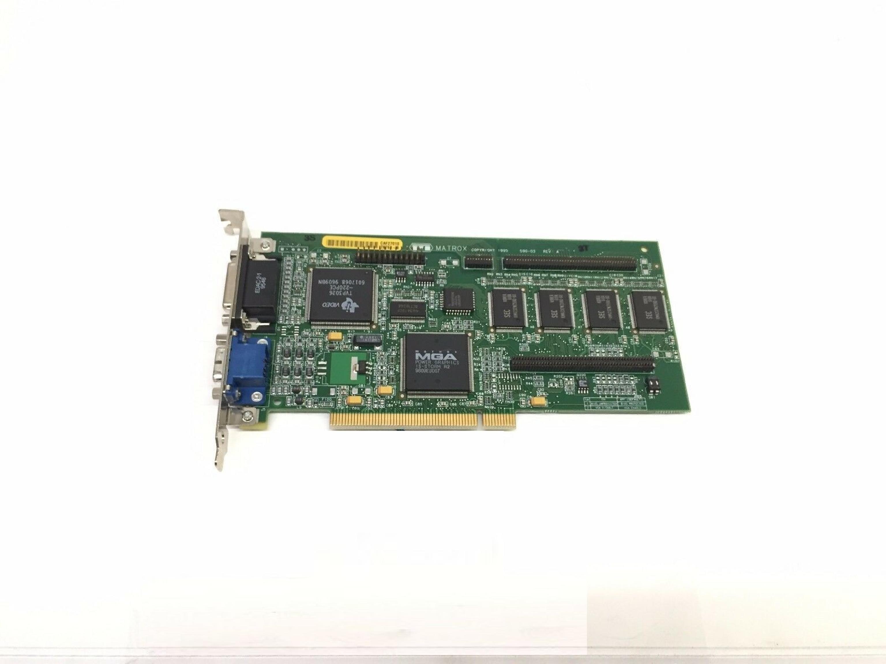 MATROX 590-03 PCI GRAPHICS VIDEO CARD DB