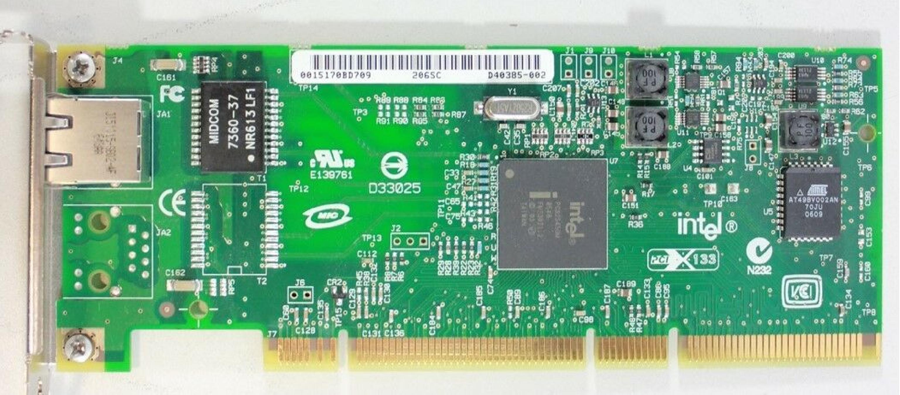 IBM 39Y6106 PCIX133 NETWORK CARD PRO / 1000 PCI-EXPRESS