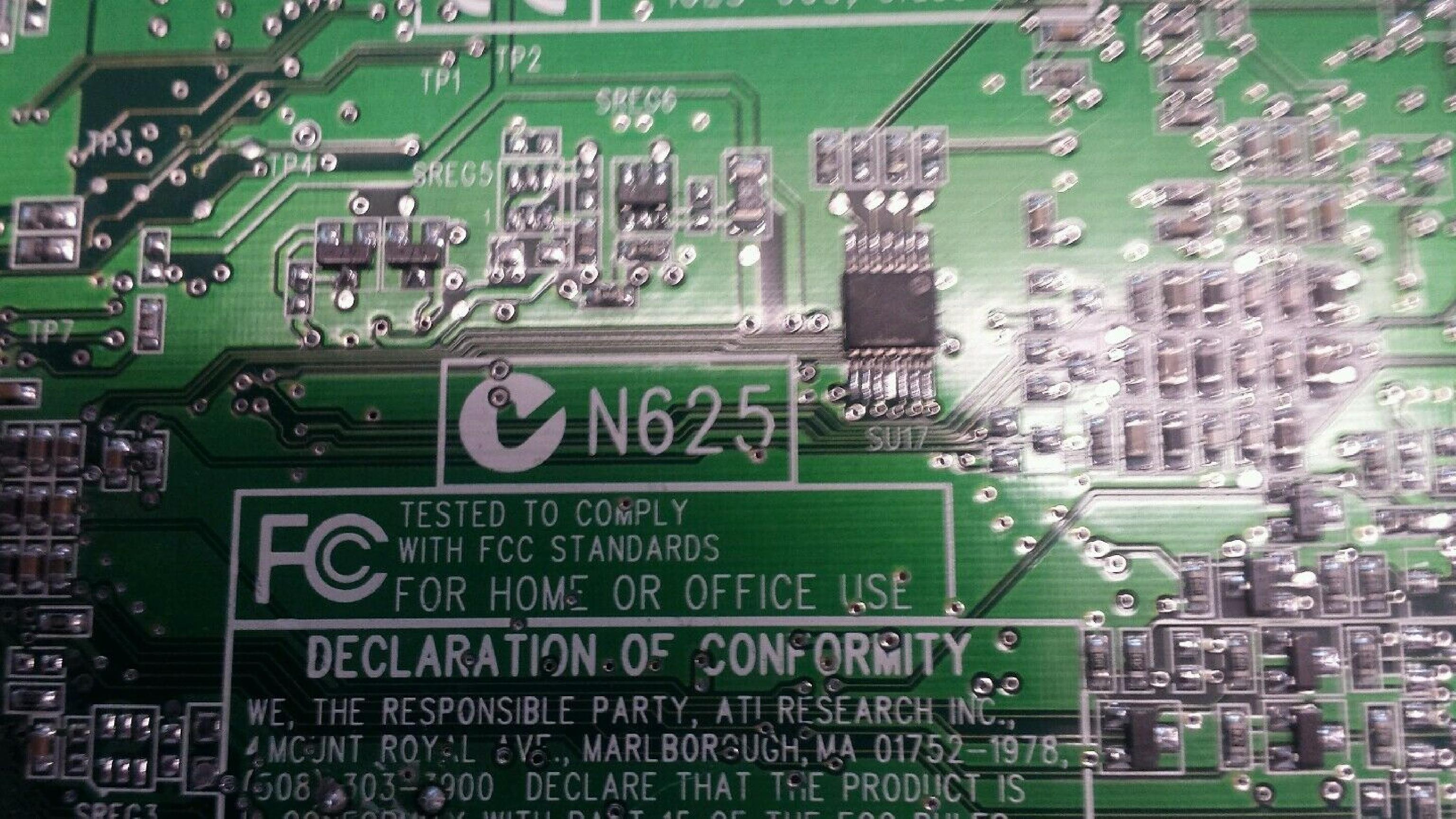 ATI E-G012-01-3614 32MB AGP VIDEO CARD RADEON 7000 WITH EDD OUTPUT