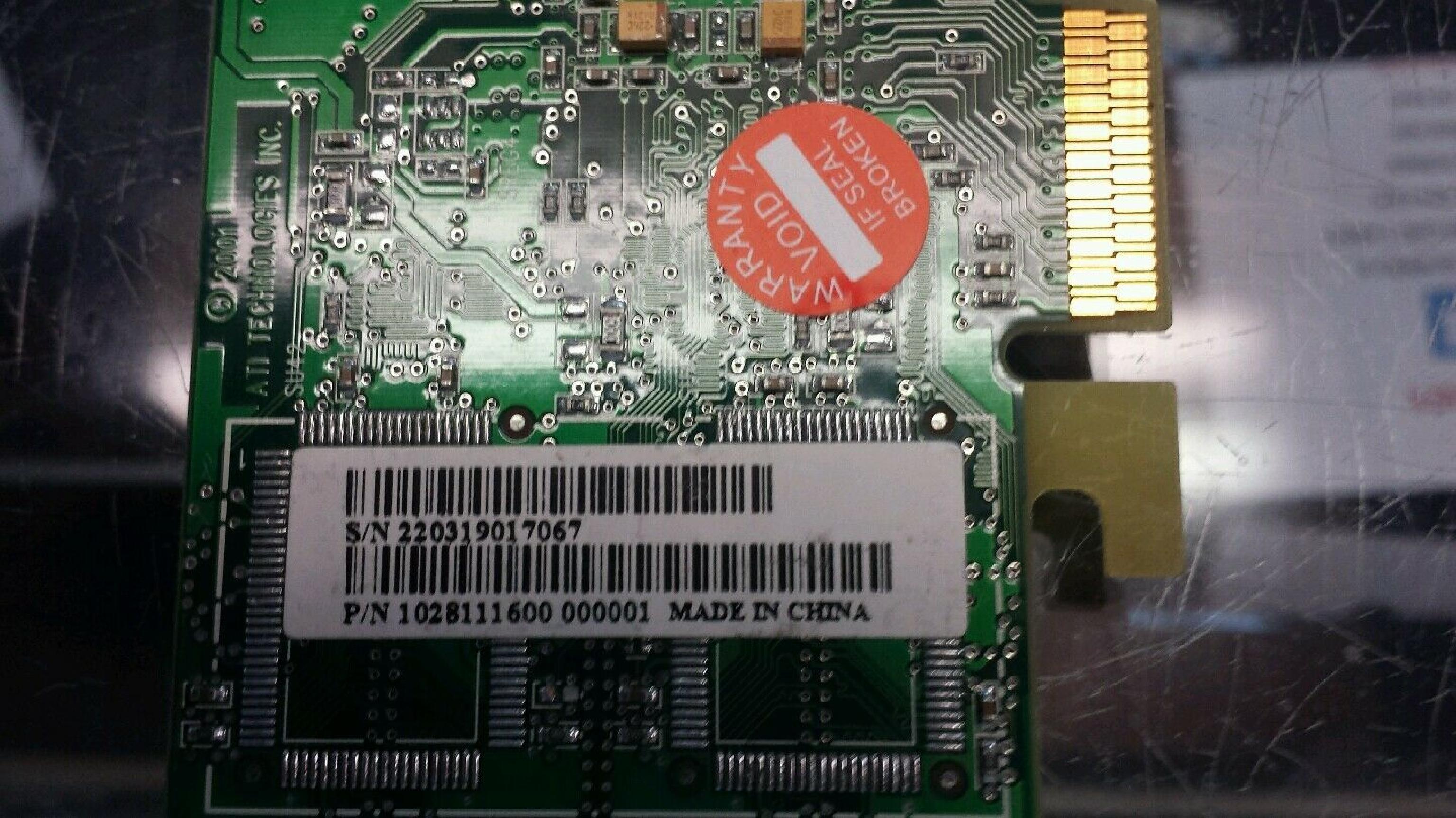ATI E-G012-01-3614 32MB AGP VIDEO CARD RADEON 7000 WITH EDD OUTPUT