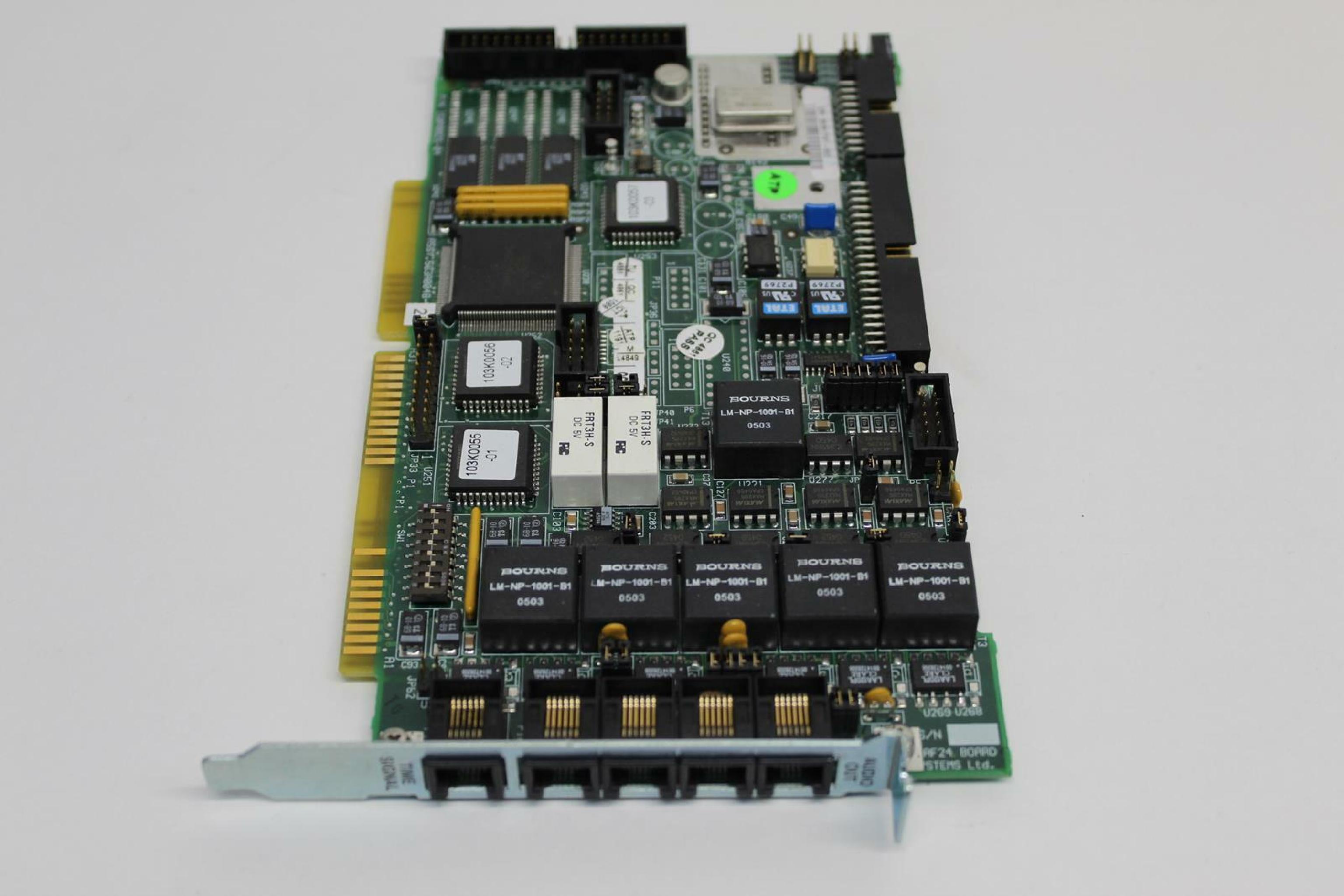 NICE LOG 503A0048-2B NICE SYSTEMS LAF24 AUDIO CARD BOARD 5-PORT