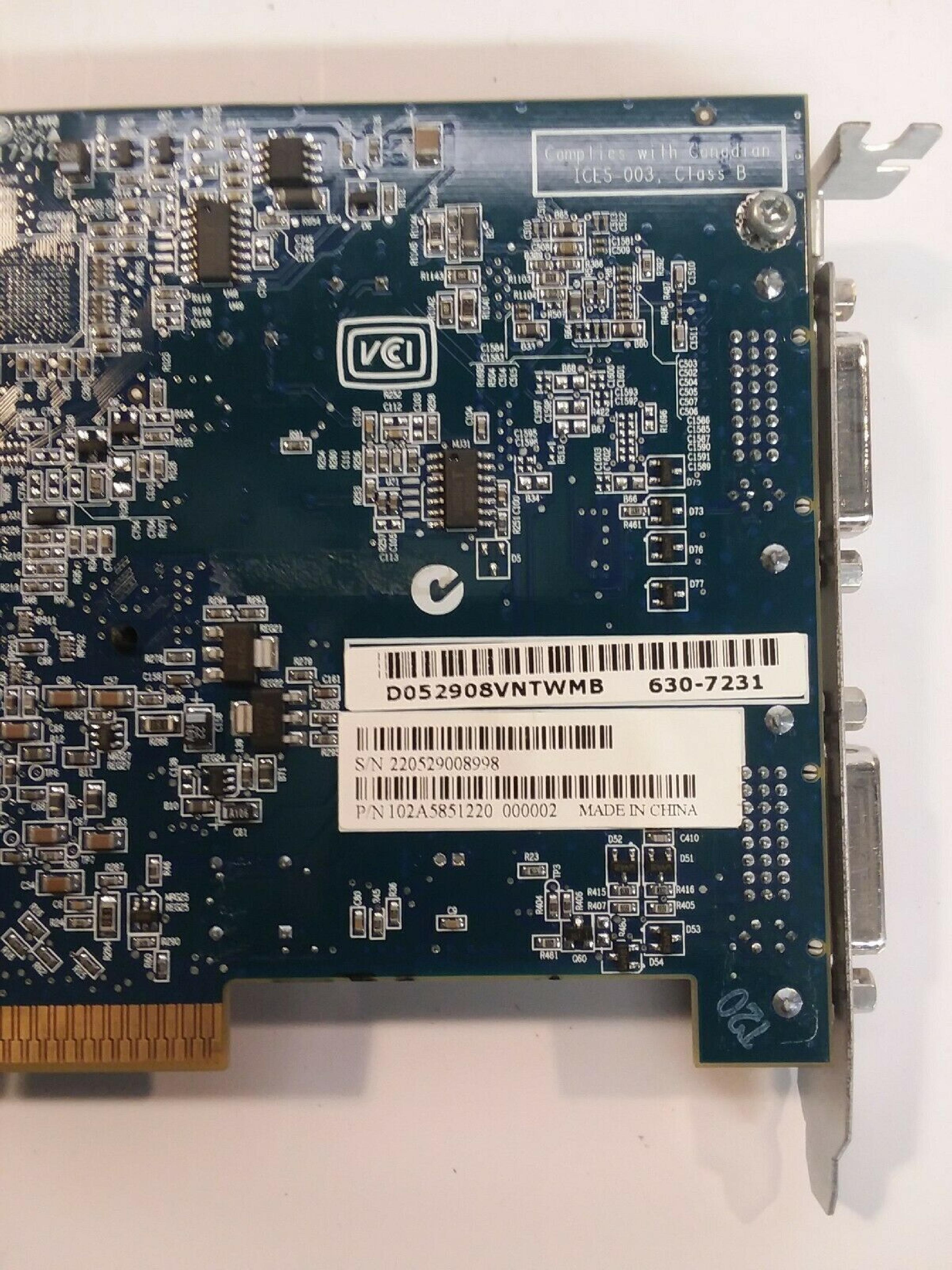 ATI ATI 9600 PRO RADEON ALL-IN-WONDER 9600 PRO 128M FM TV AV S-V OUT