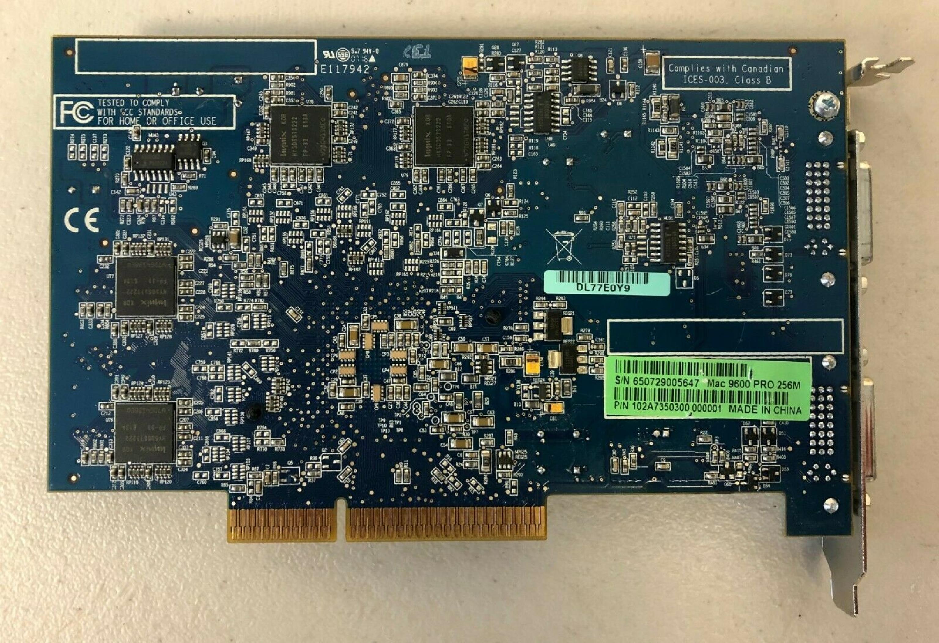 ATI ATI 9600 PRO RADEON ALL-IN-WONDER 9600 PRO 128M FM TV AV S-V OUT