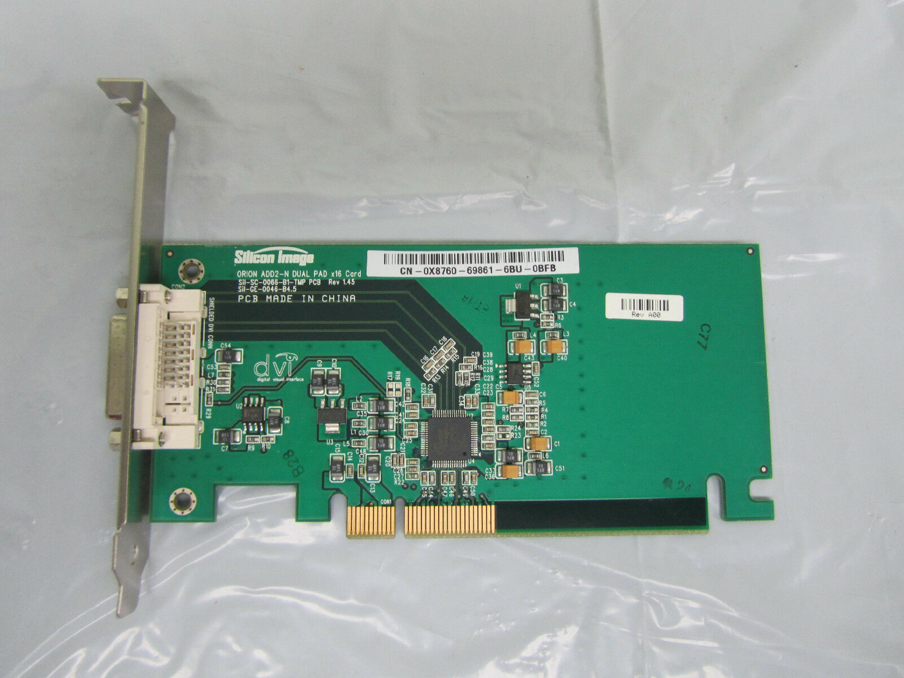 SILICON IMAGE DVI ADD2-N PCI-E-COMPUTER VIDEO GRAPHICS CARD