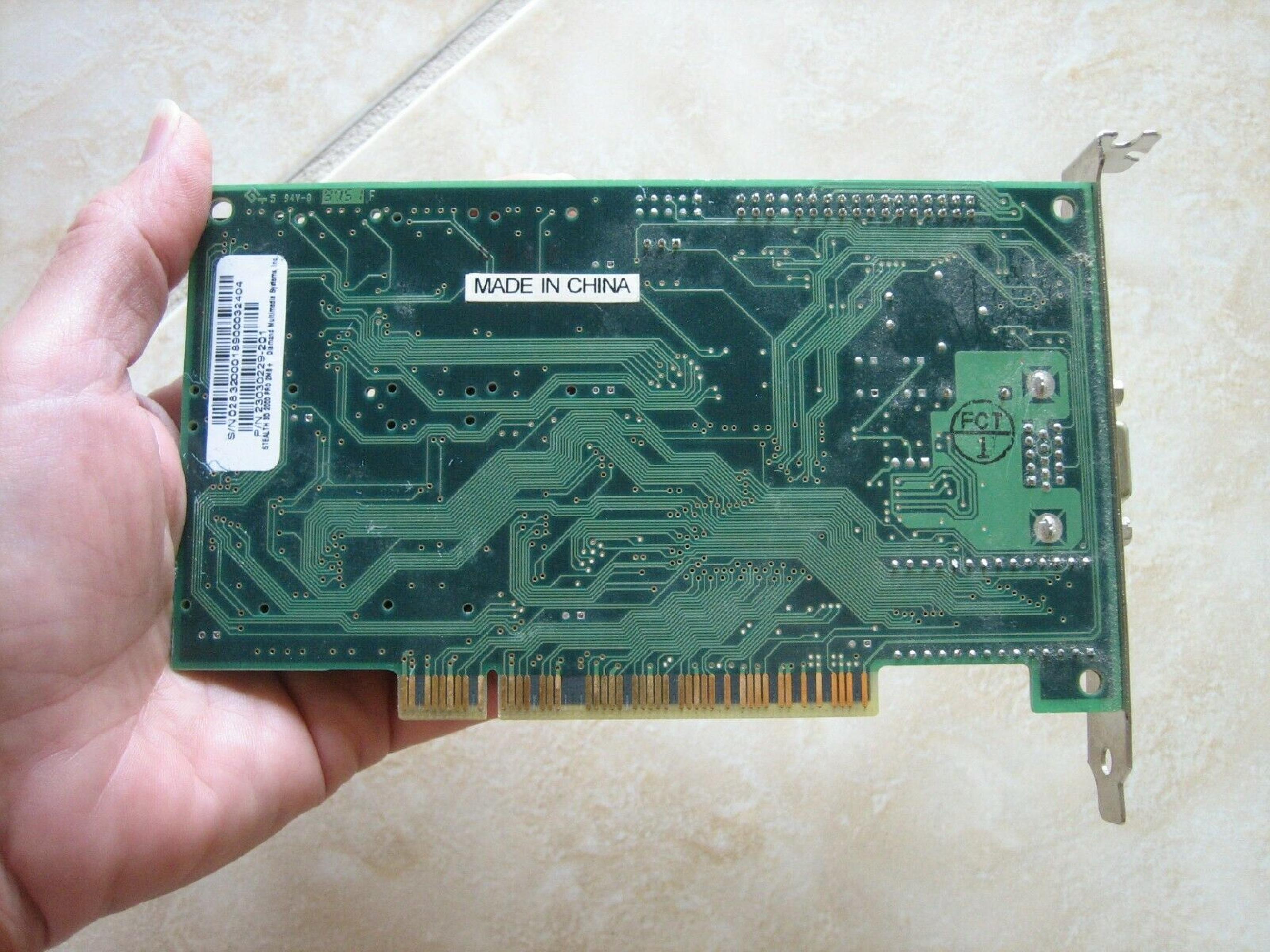 DIAMOND 3D 2000 PCI VIDEO CARD 3D 2000 4 MB S3 VIRGE