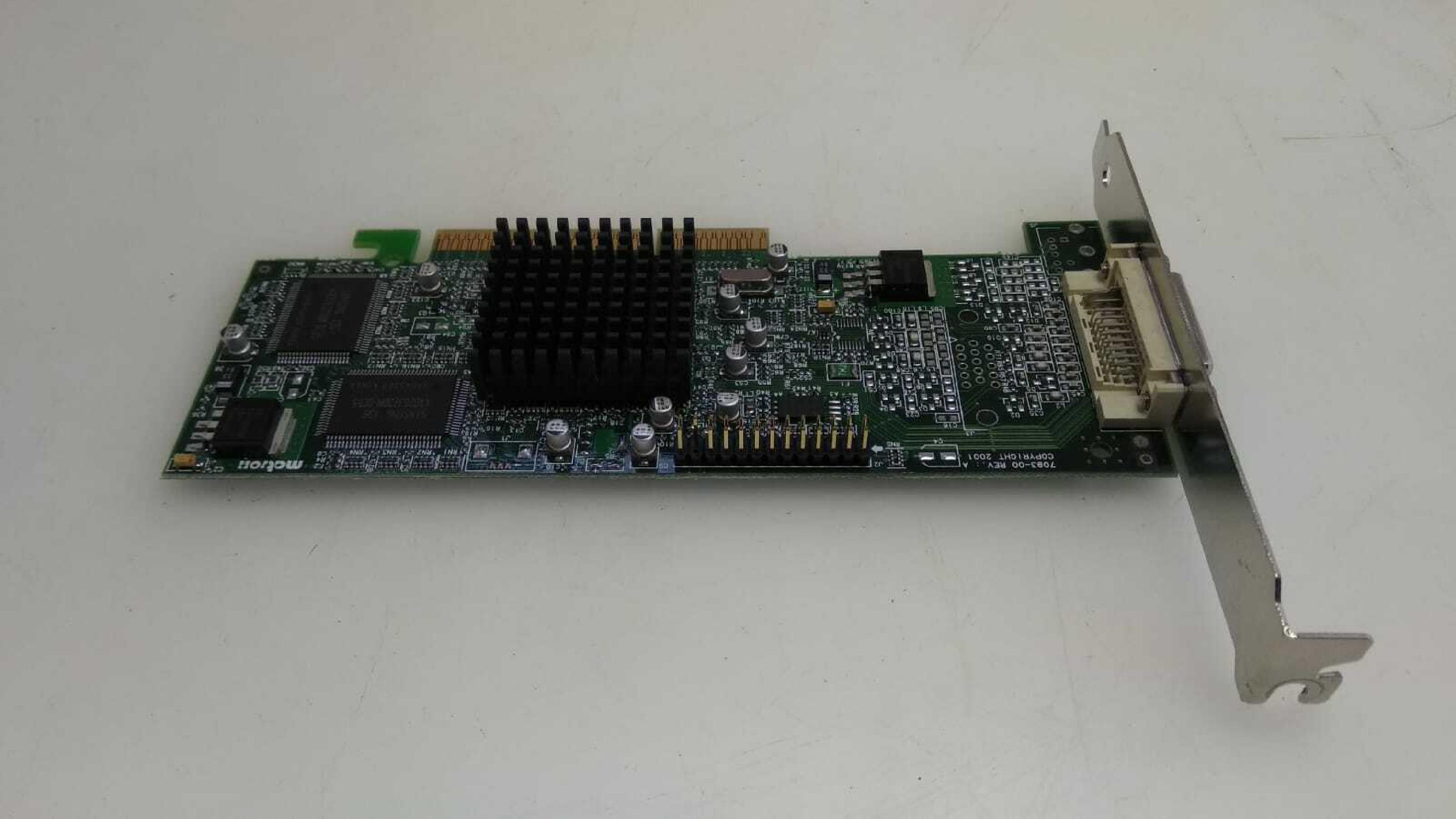 MATROX G45FMDVA32DOE3 MILLENIUM G450 AGP CARD DVI INTERFACE 32MB