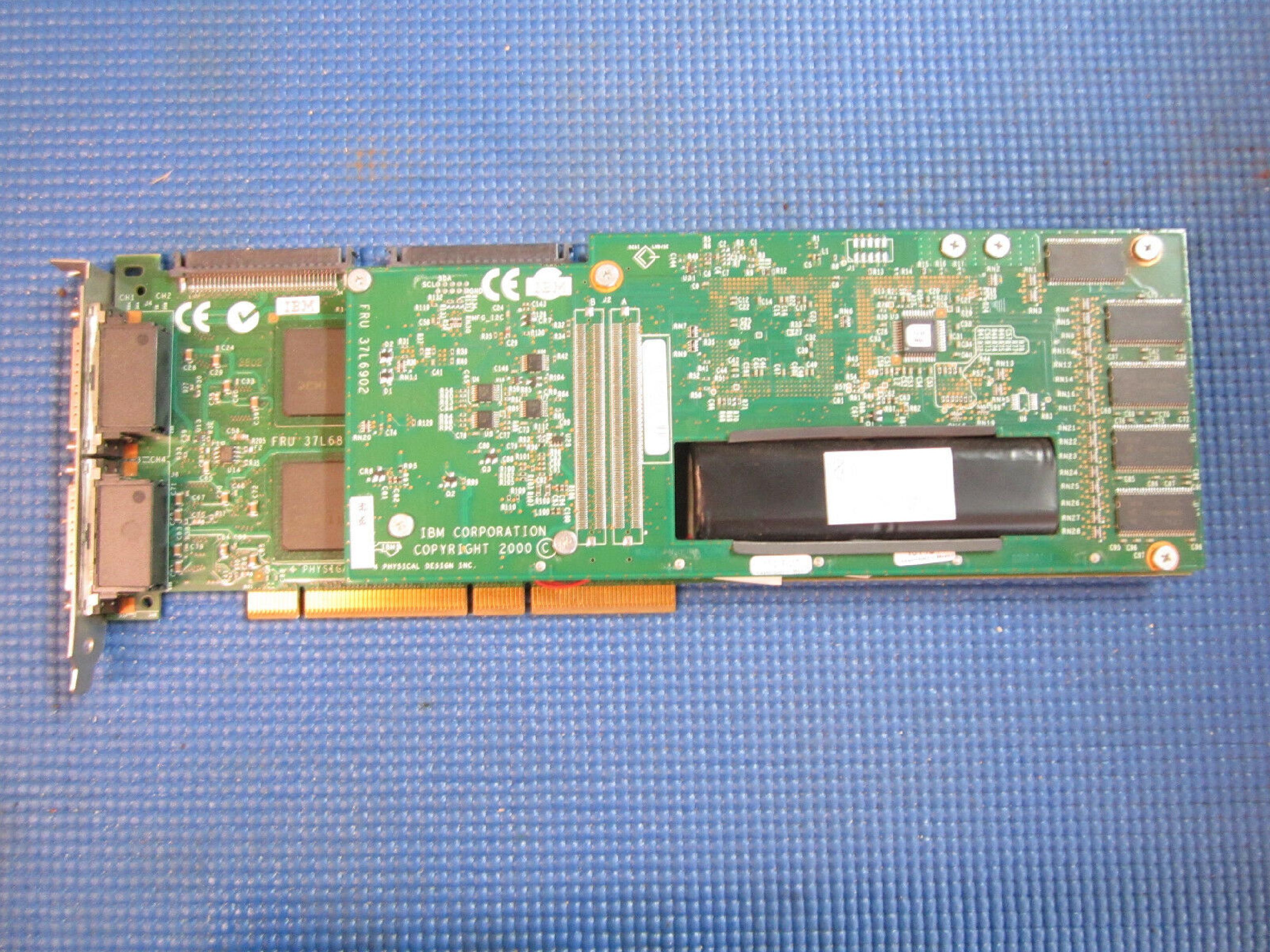 IBM 37L6892 NO BATTERY PACK,SERVERAID 4H/U160 SCSI CONTROLLER