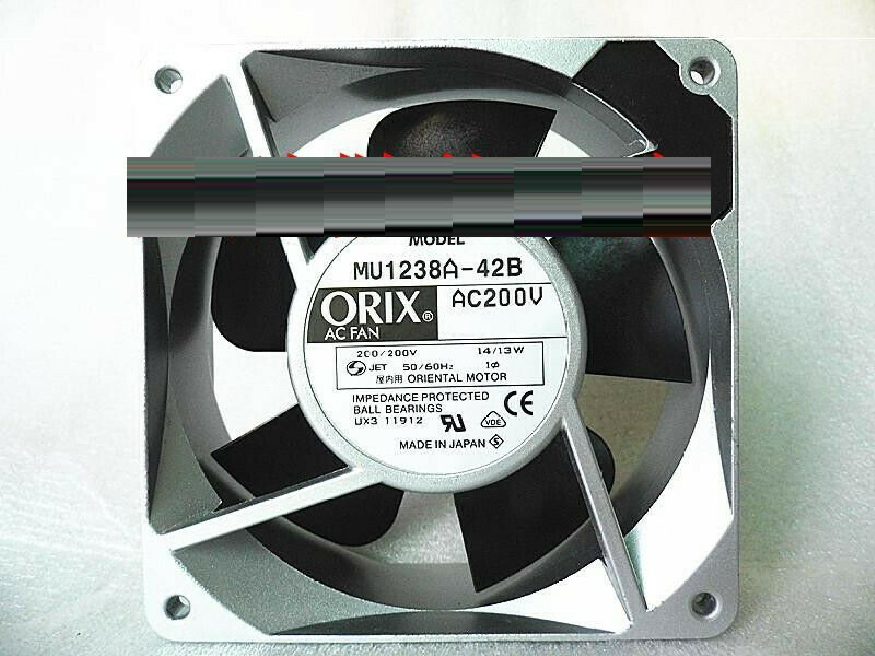 ORIX MU1238A-42B FAN 120X120X38MM 200V 14/13WATT