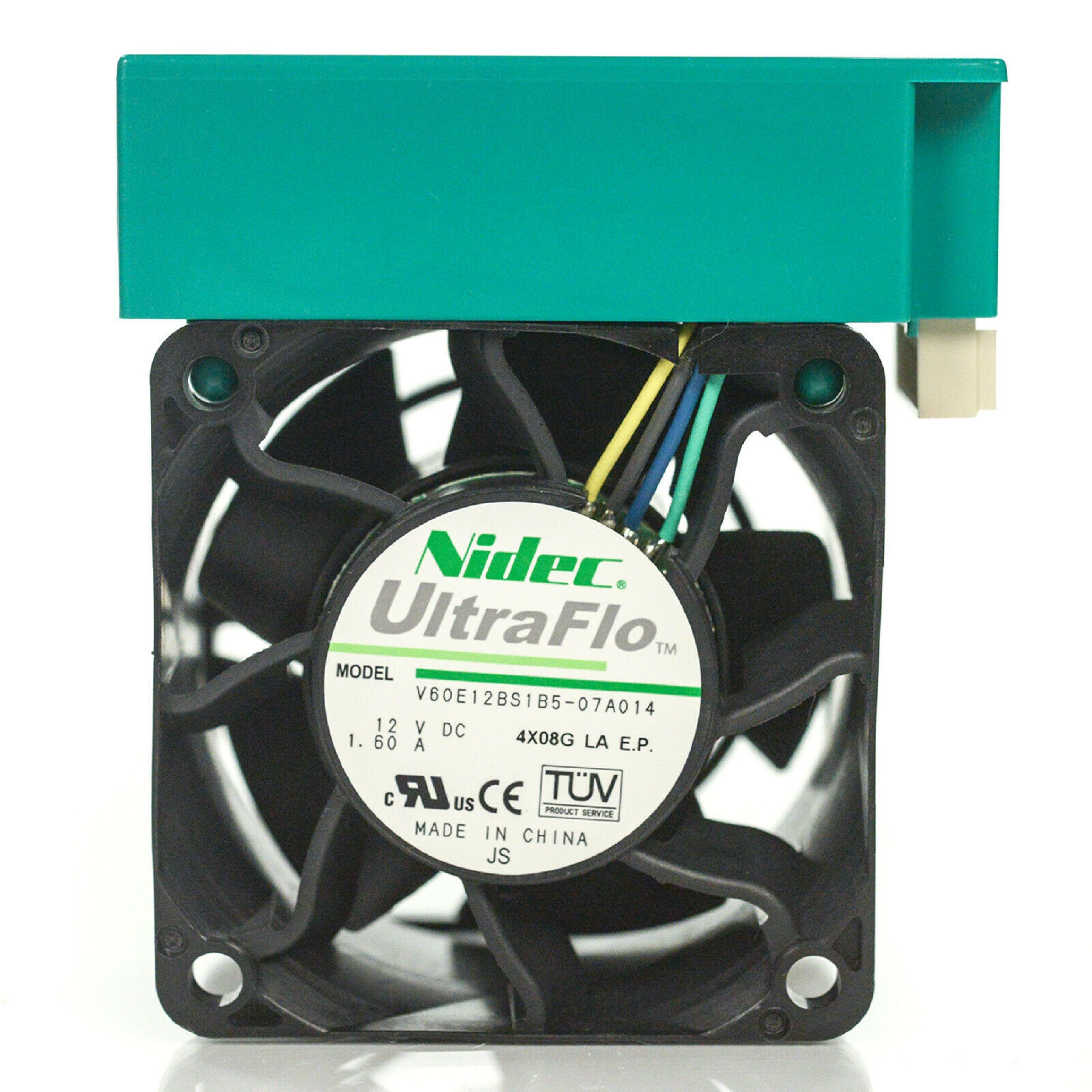 NIDEC V60E12BS1B5 FAN 12VDC 1.60 AMP 67 CFM 60X60X38MM