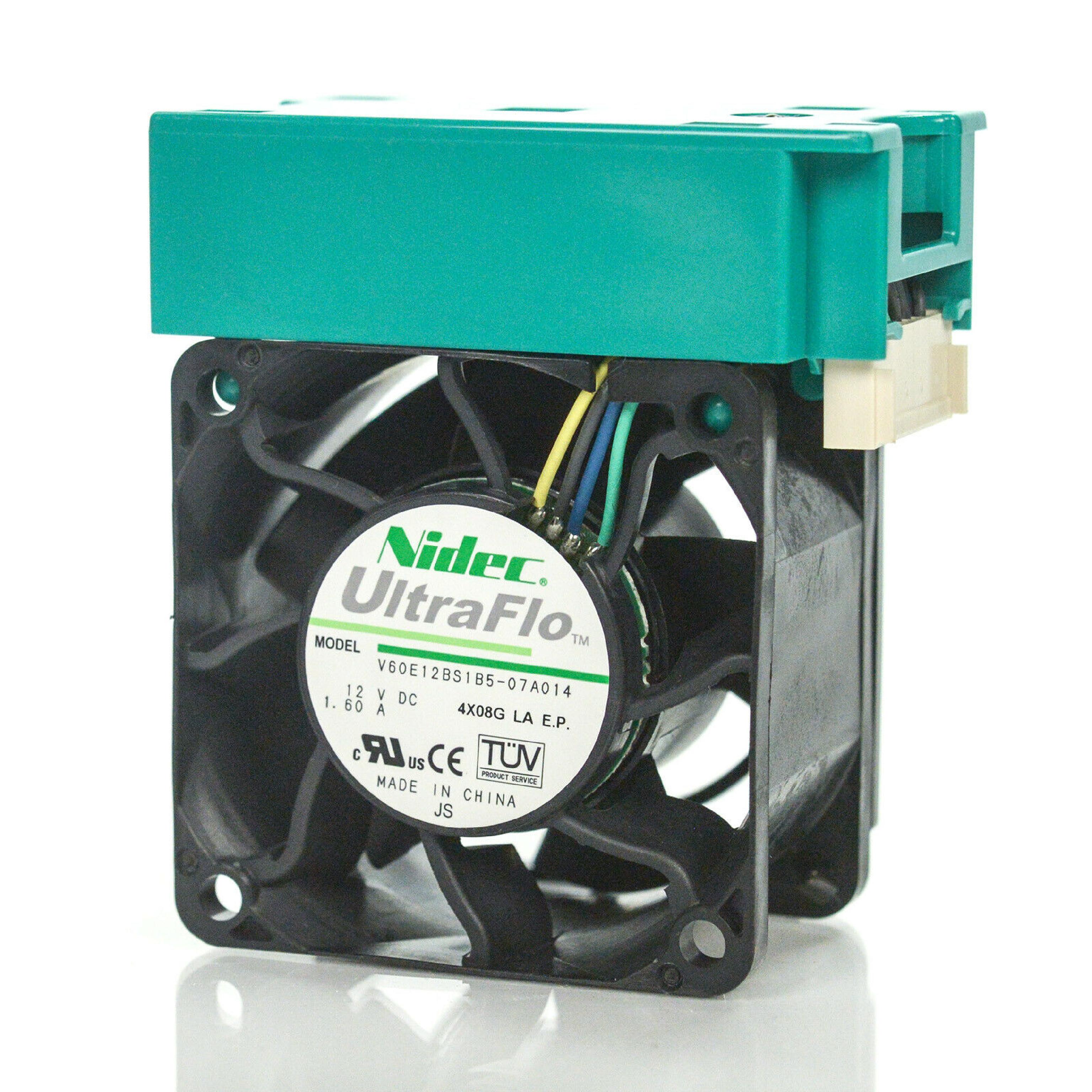 NIDEC V60E12BS1B5 FAN 12VDC 1.60 AMP 67 CFM 60X60X38MM