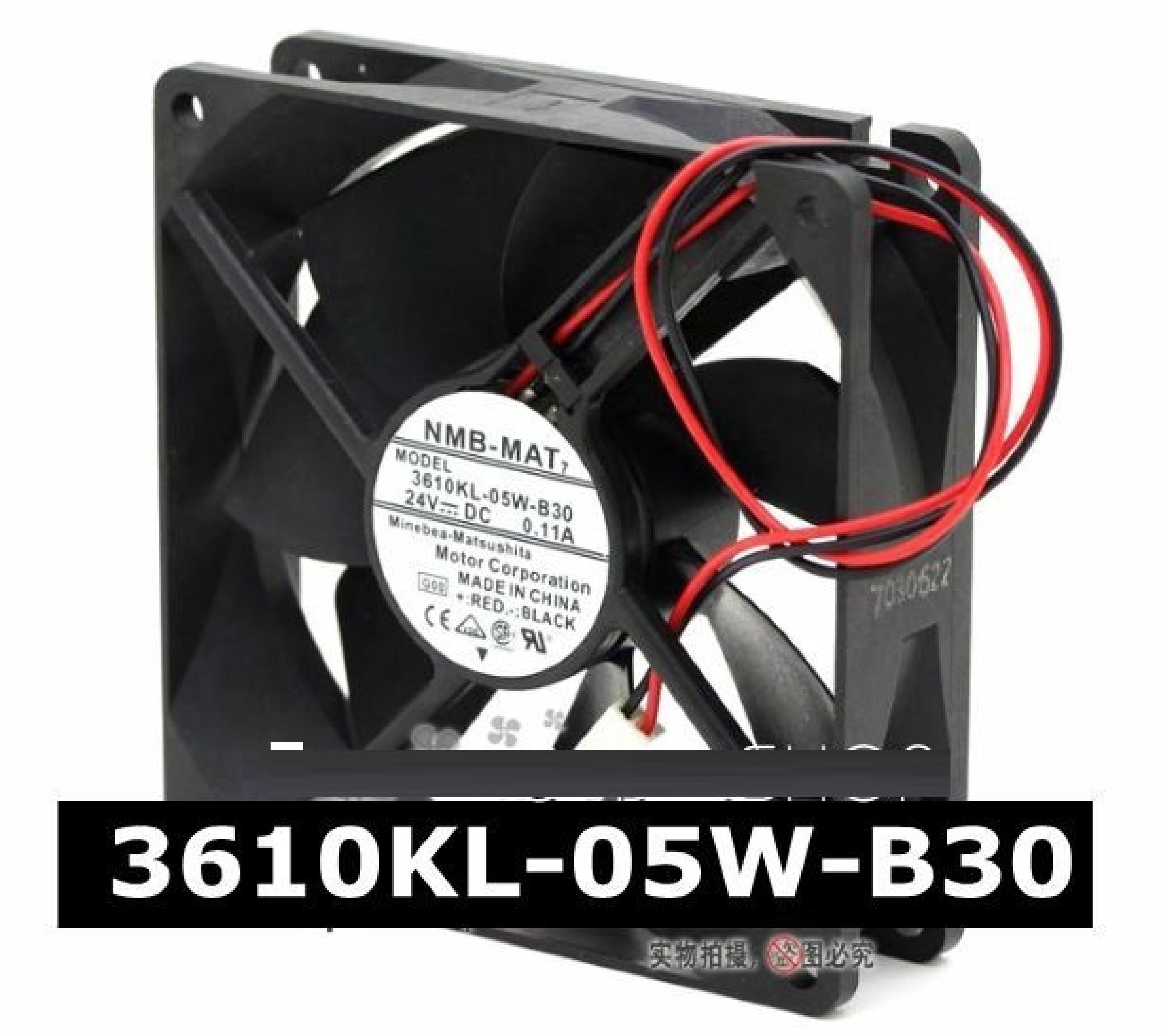 NMB 3610KL-05W-B30 FAN 24V DC 0.11 AMP 92X92X25MM 2WIE