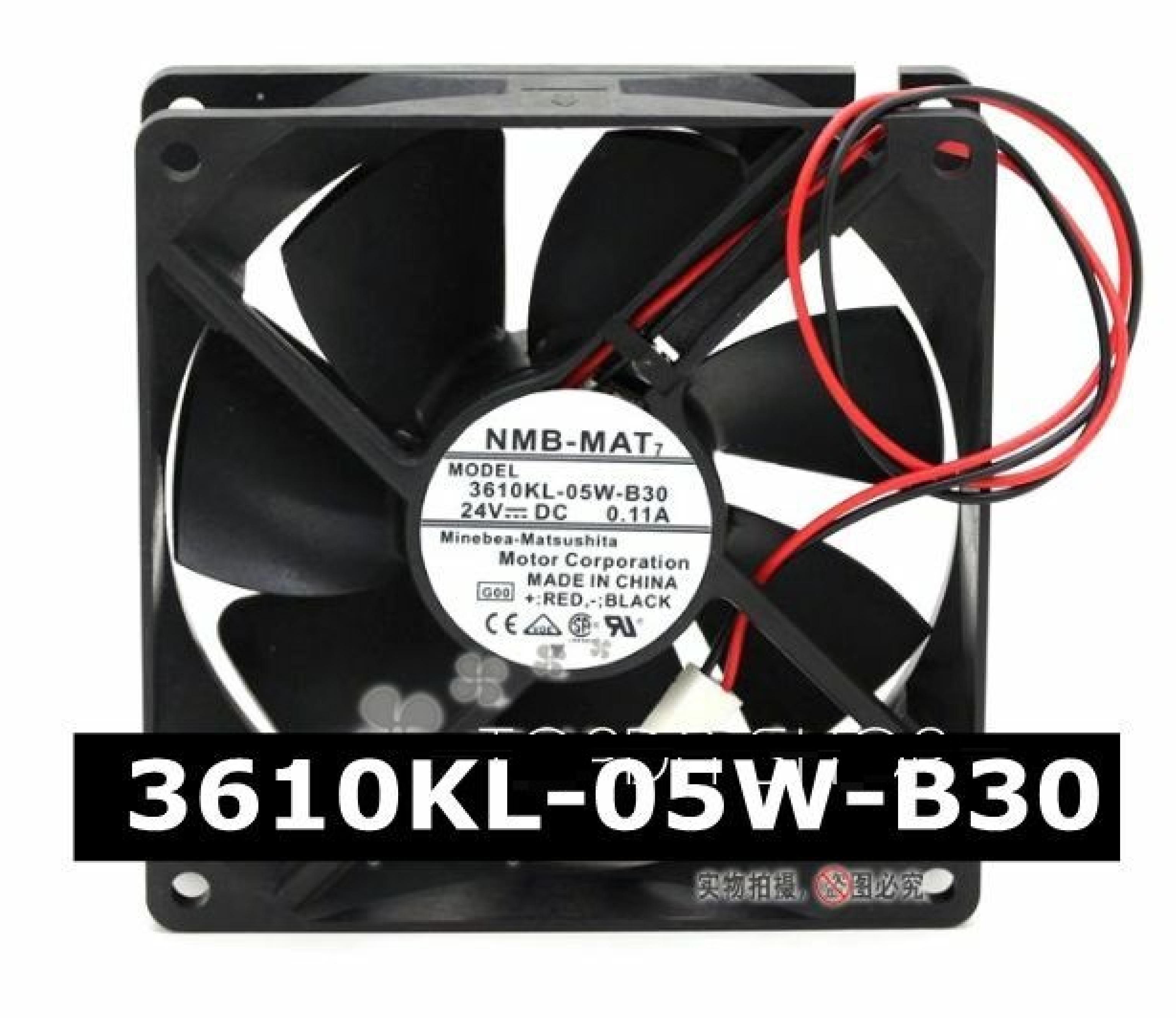 NMB 3610KL-05W-B30 FAN 24V DC 0.11 AMP 92X92X25MM 2WIE