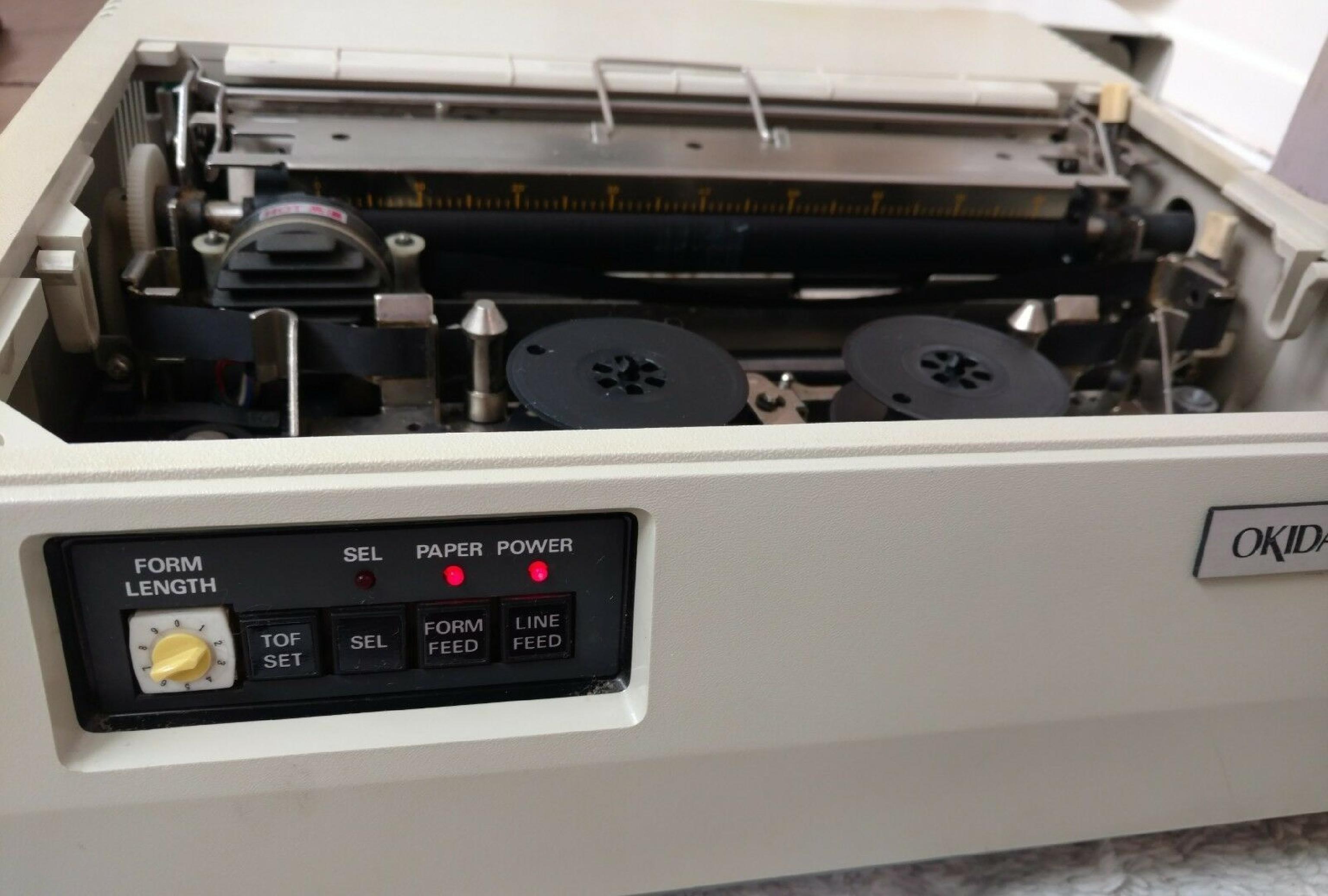 OKIDATA U82A MICROLINE MULTI-FUNCTION DOT-MATRIX PRINTER