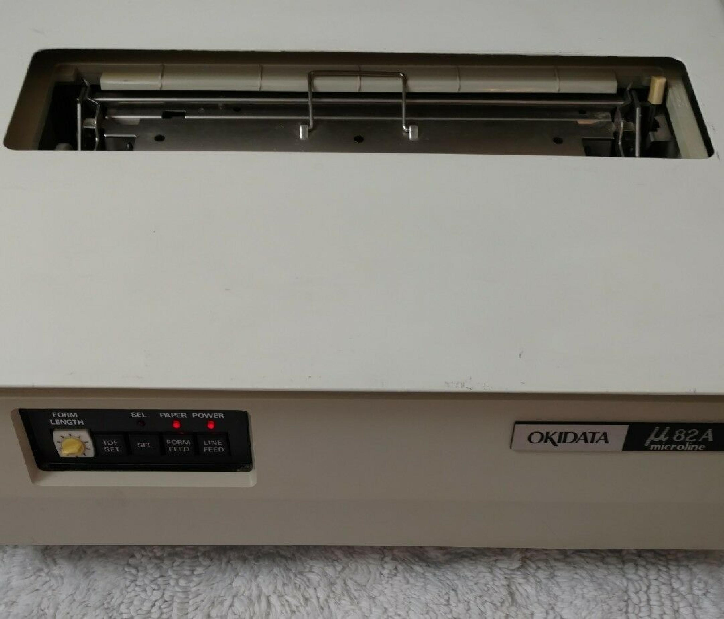 OKIDATA U82A MICROLINE MULTI-FUNCTION DOT-MATRIX PRINTER