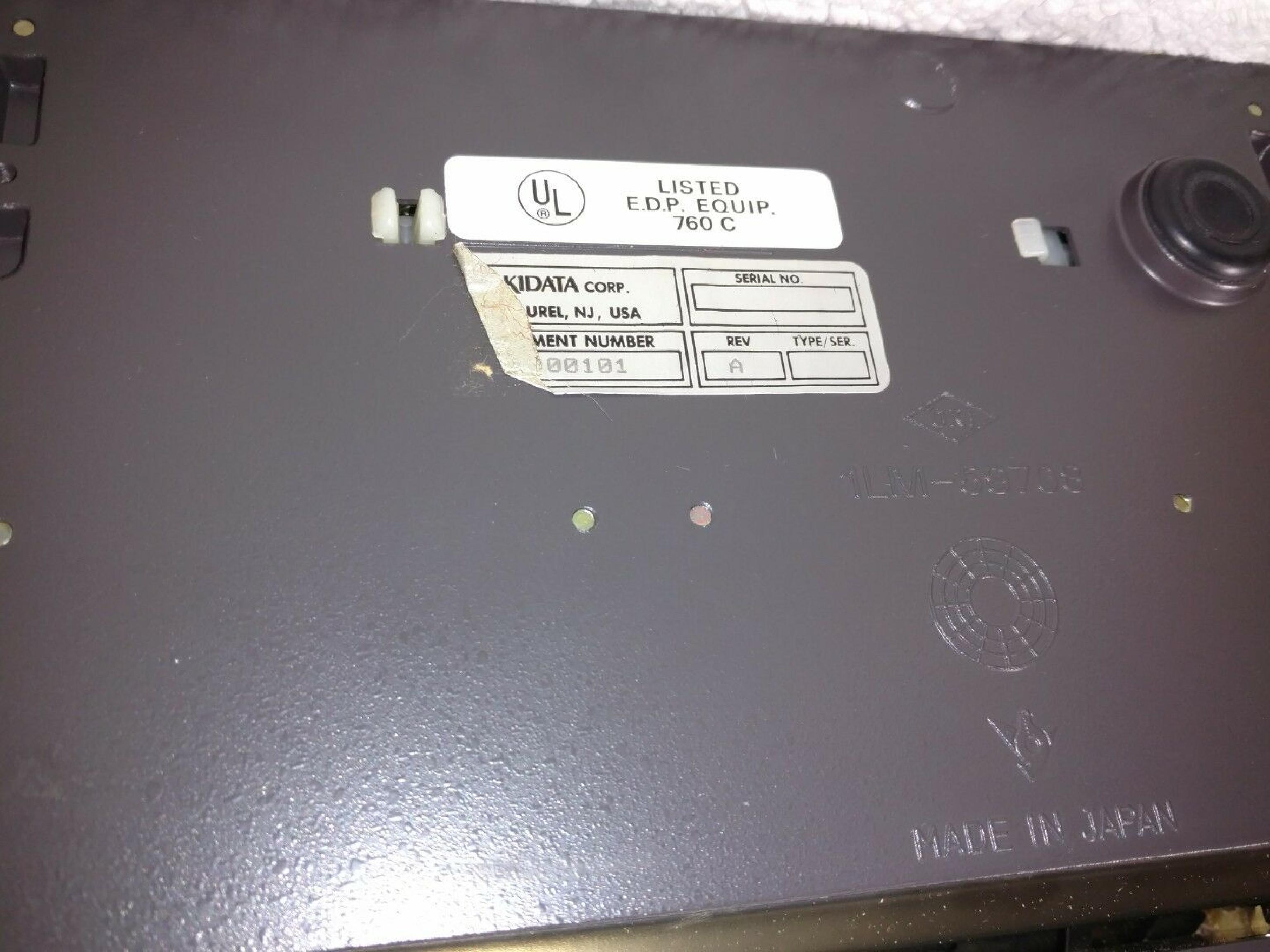 OKIDATA U82A MICROLINE MULTI-FUNCTION DOT-MATRIX PRINTER