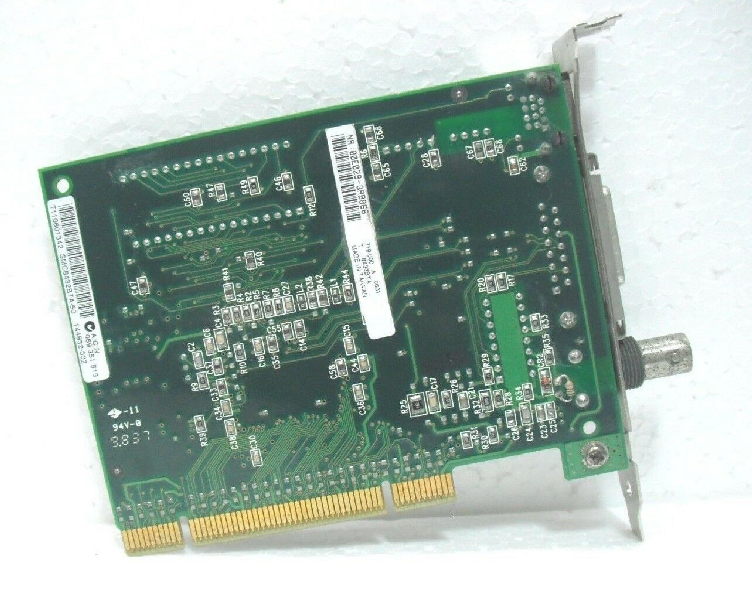 SMC / STANDARD MICROSYSTEMS CORPORATION 719-000 ETHERNET CARD NA: 00E029-749CCA