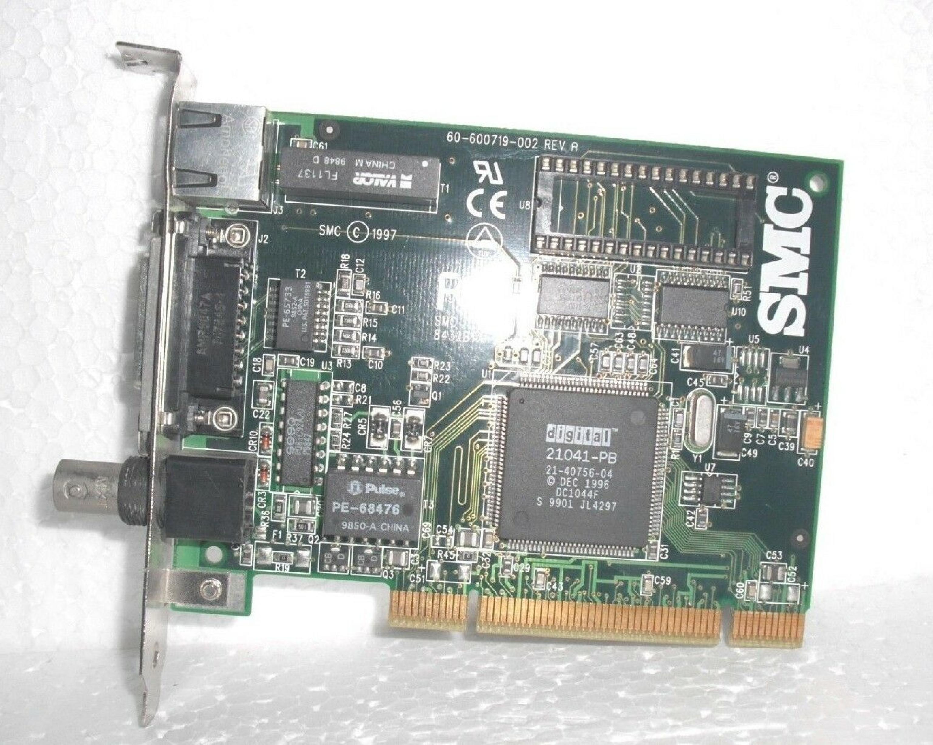 SMC / STANDARD MICROSYSTEMS CORPORATION 719-000 ETHERNET CARD NA: 00E029-749CCA
