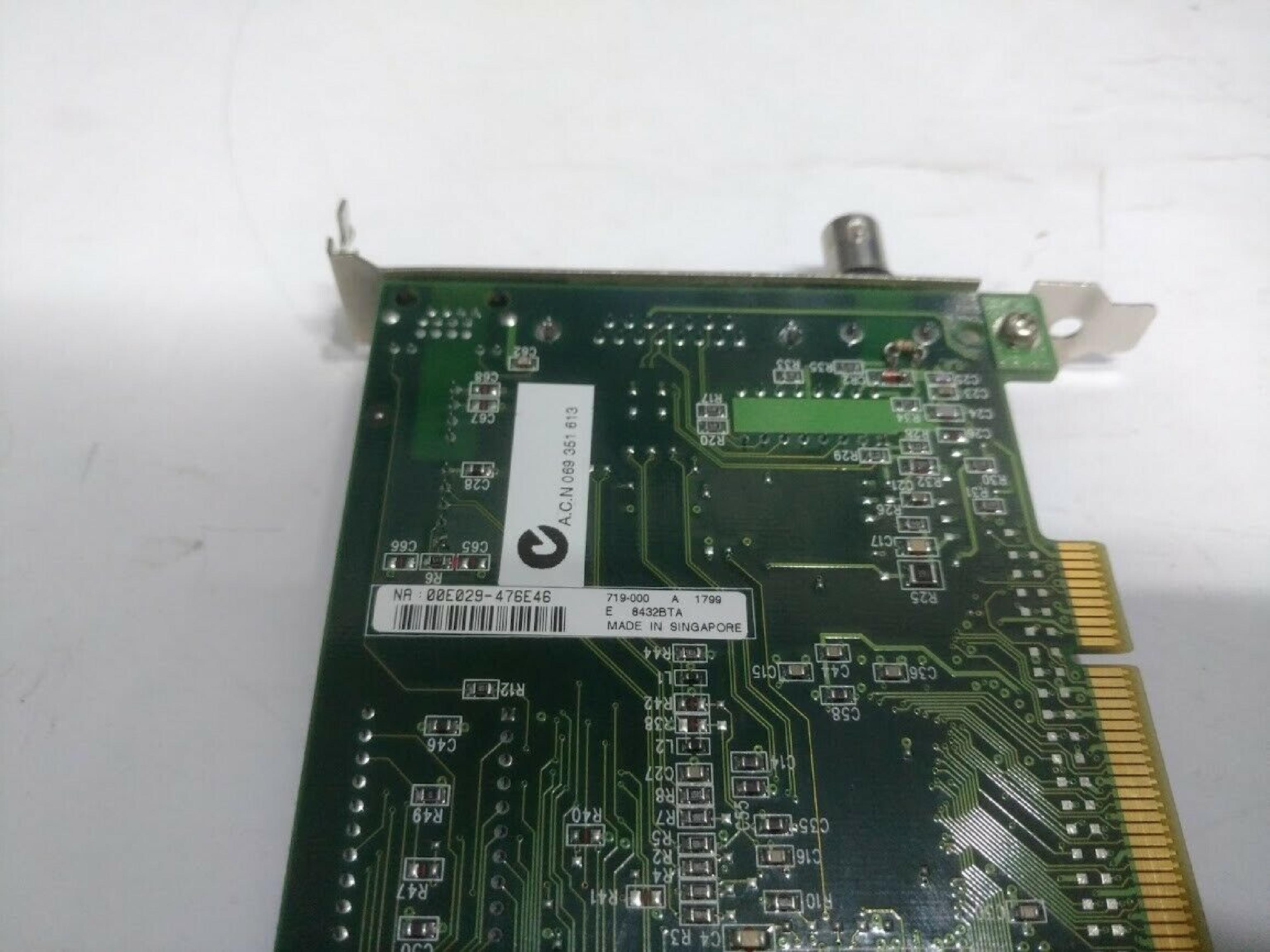 SMC / STANDARD MICROSYSTEMS CORPORATION 719-000 ETHERNET CARD NA: 00E029-749CCA