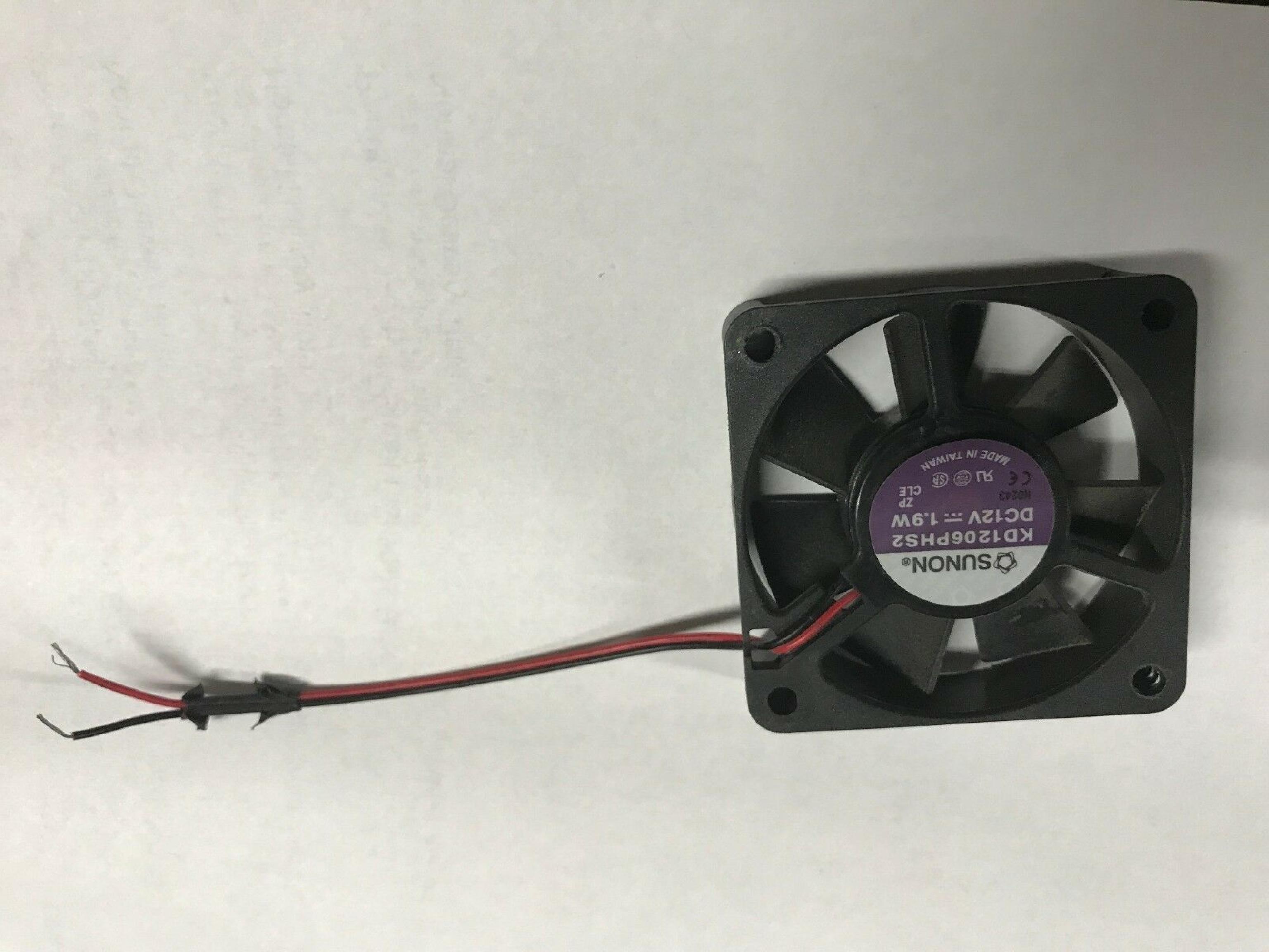 SUNON KD1206PHS2 FAN 60X60X15MM 12VDC 1.1WATT 60MM X 16MM 1.9WATT