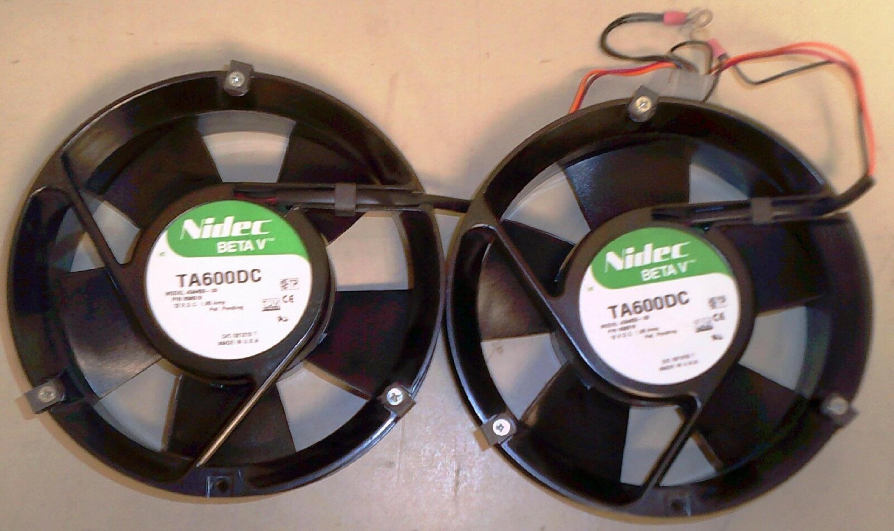 NIDEC / BETA 956516 FAN 2'X6INCH (ROUND FAN) 12VDC 1.85AMP