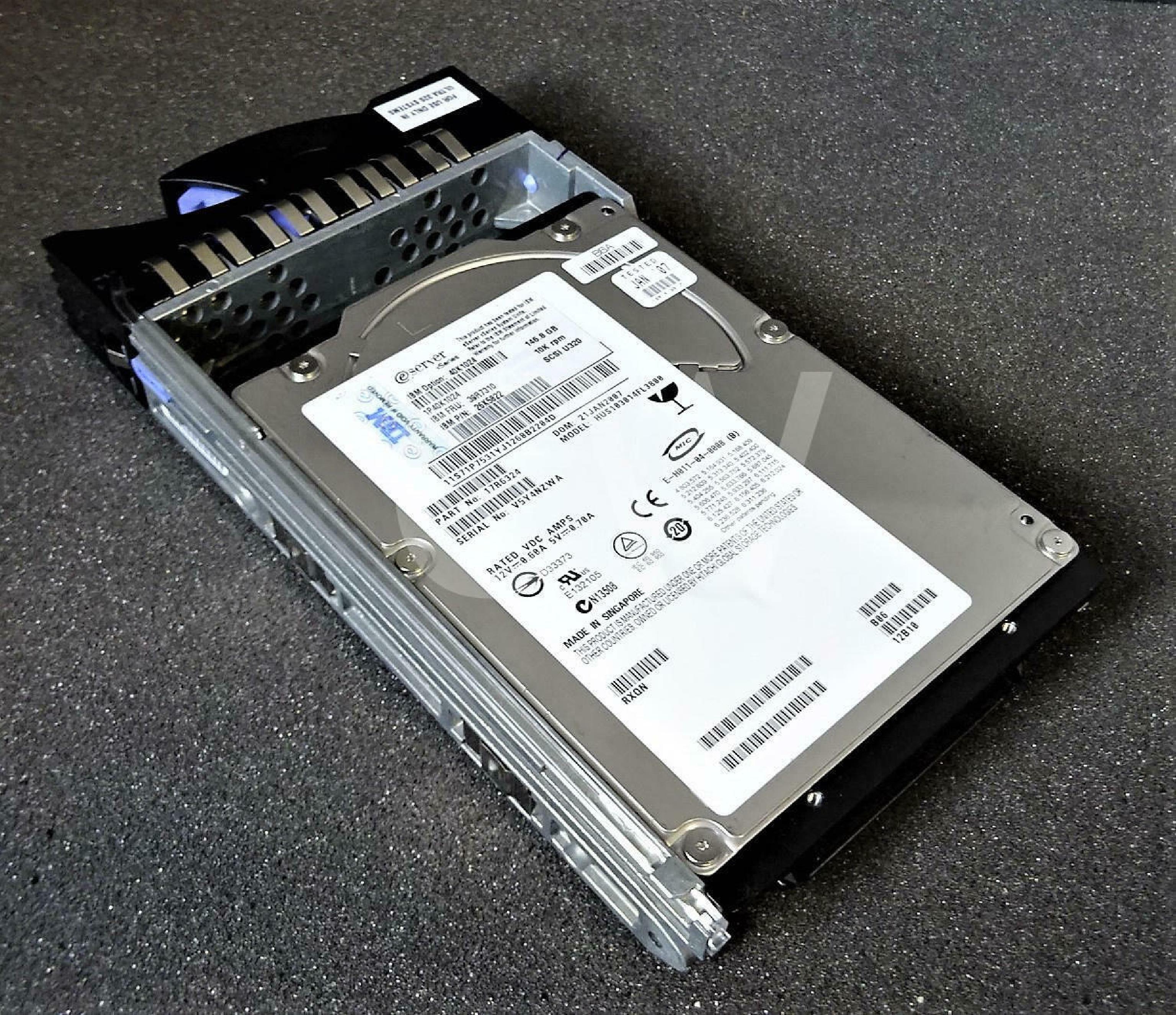 IBM HUS103014FL3800 146.8GB SCSI HITACHI ULTRASTAR 10K300 U320 SCA 10K RPM 80PIN 3.5INCH