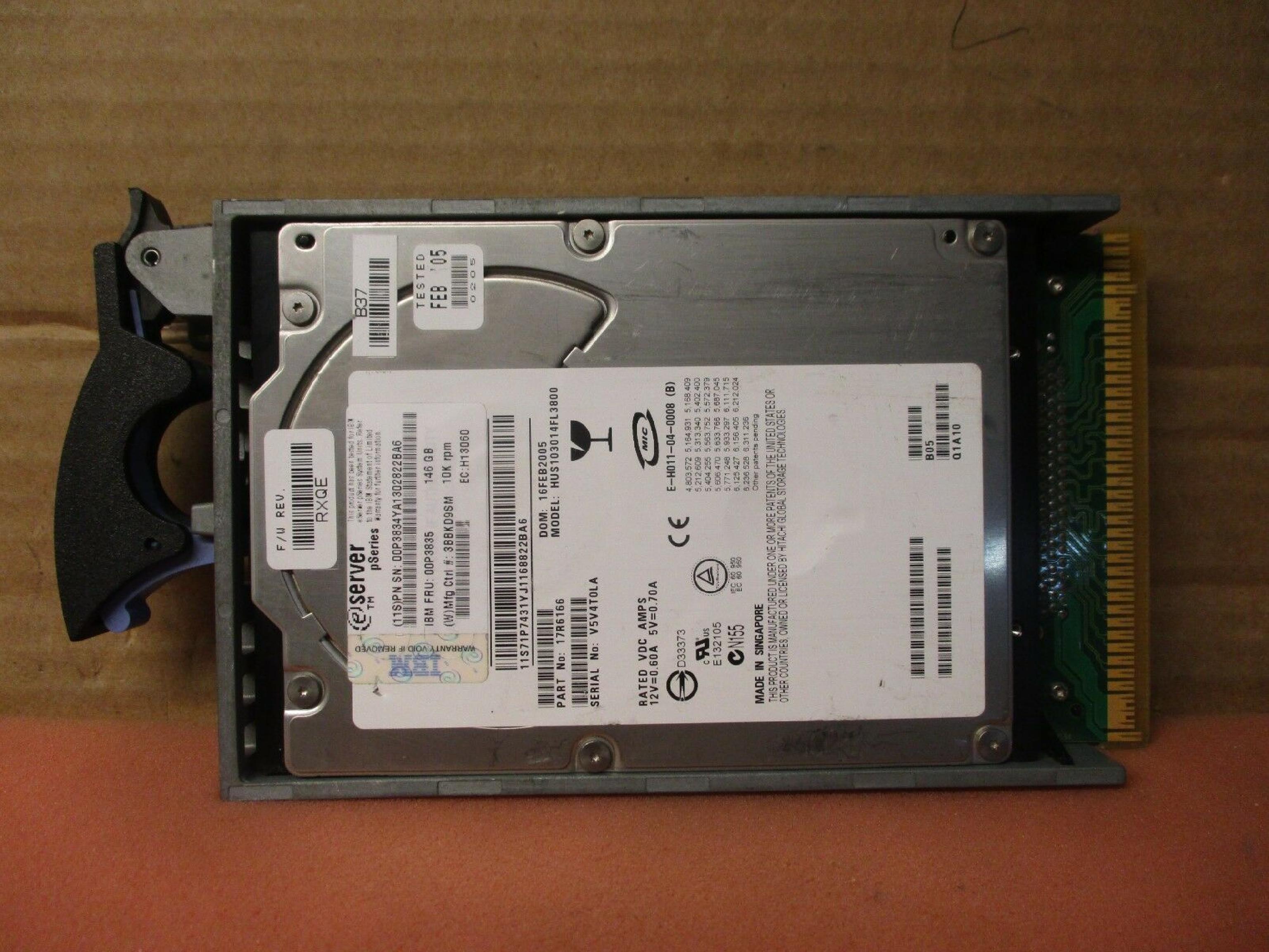 IBM HUS103014FL3800 146.8GB SCSI HITACHI ULTRASTAR 10K300 U320 SCA 10K RPM 80PIN 3.5INCH