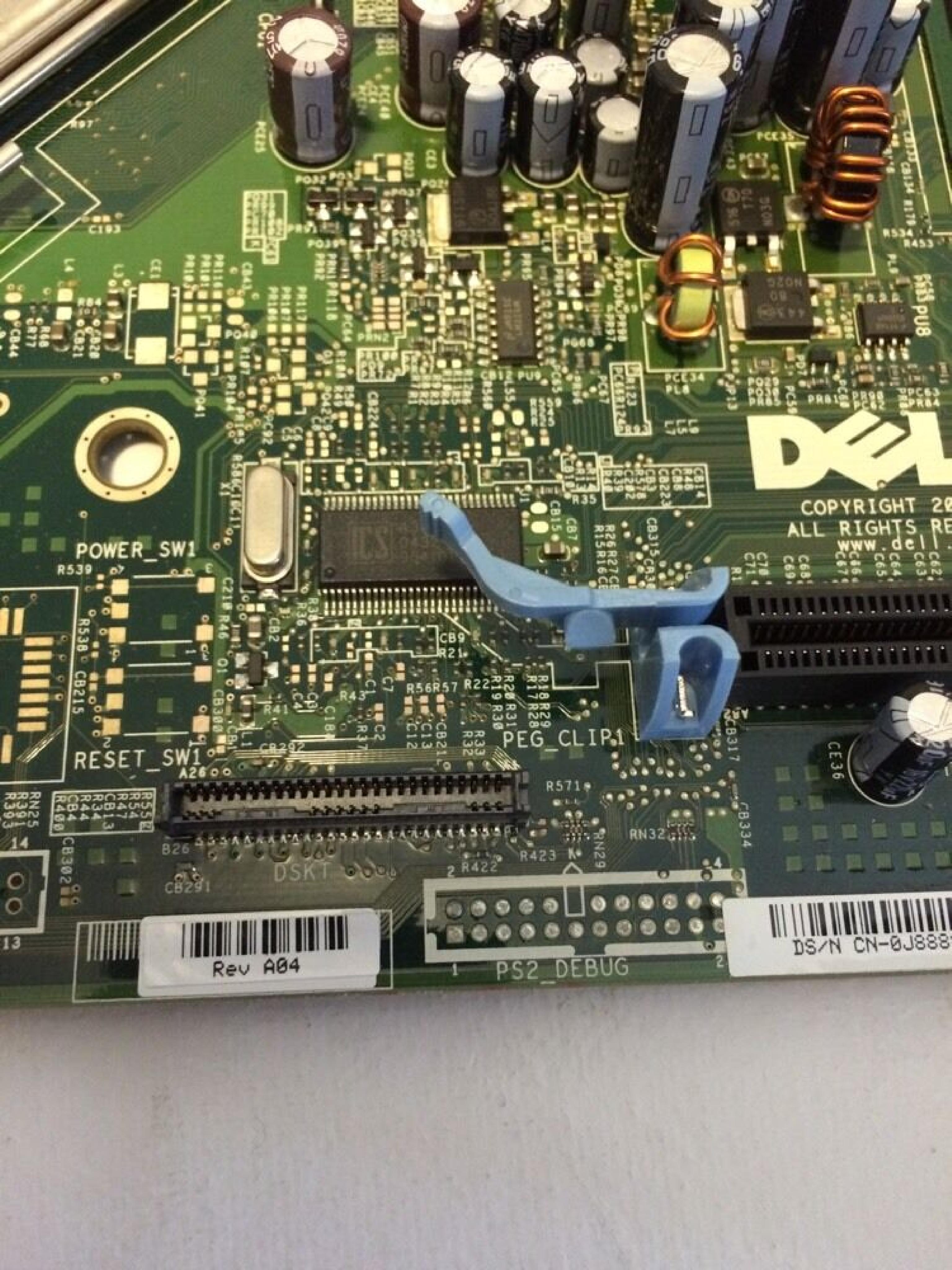 DELL J8888 GENUINE DIMENSION 5100C 5150C XPS200 DESKTOP MOTHERBOARD