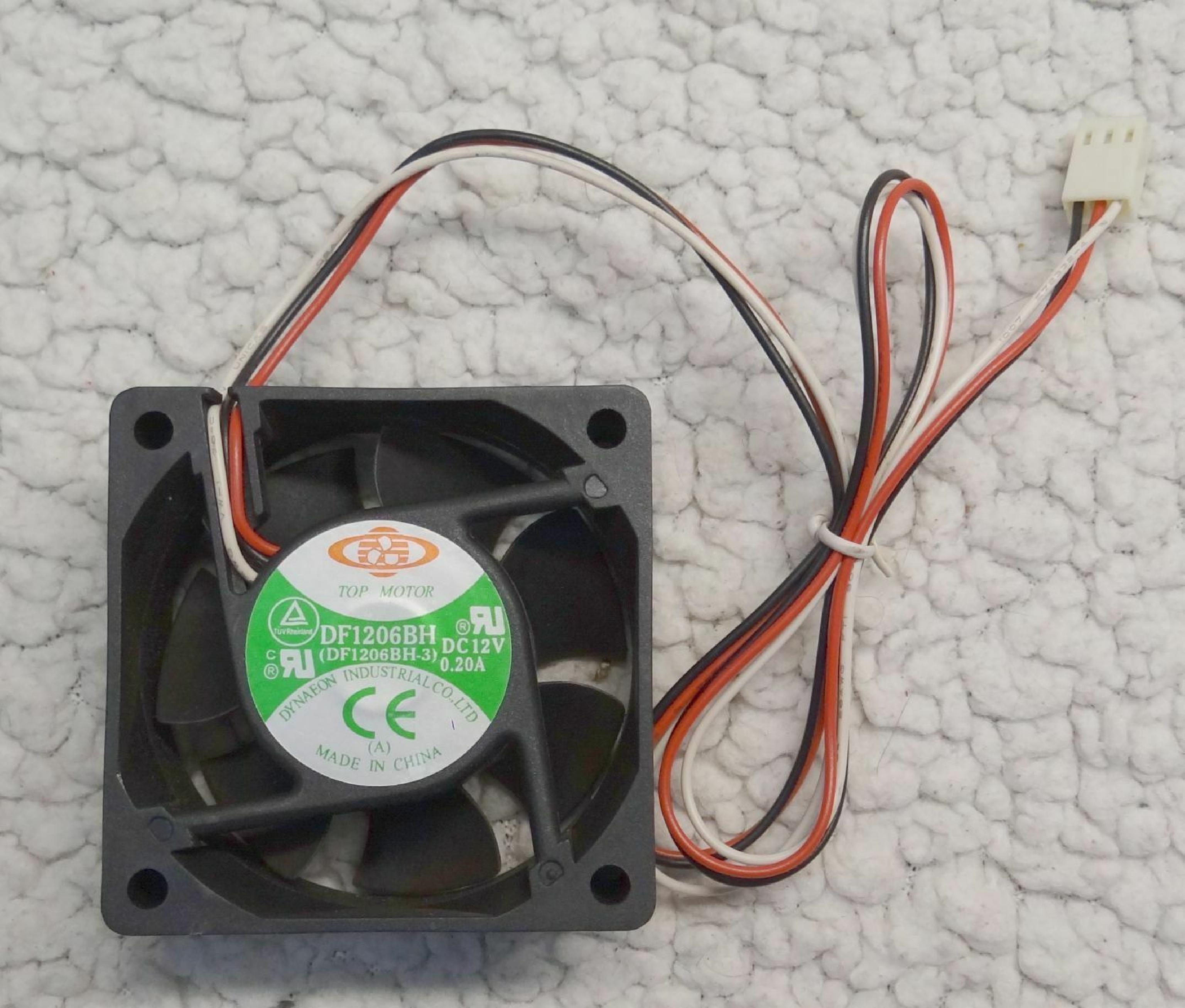 TOP MOTOR DF1206BH FAN 60X60X25MM 12V 0.20AMP