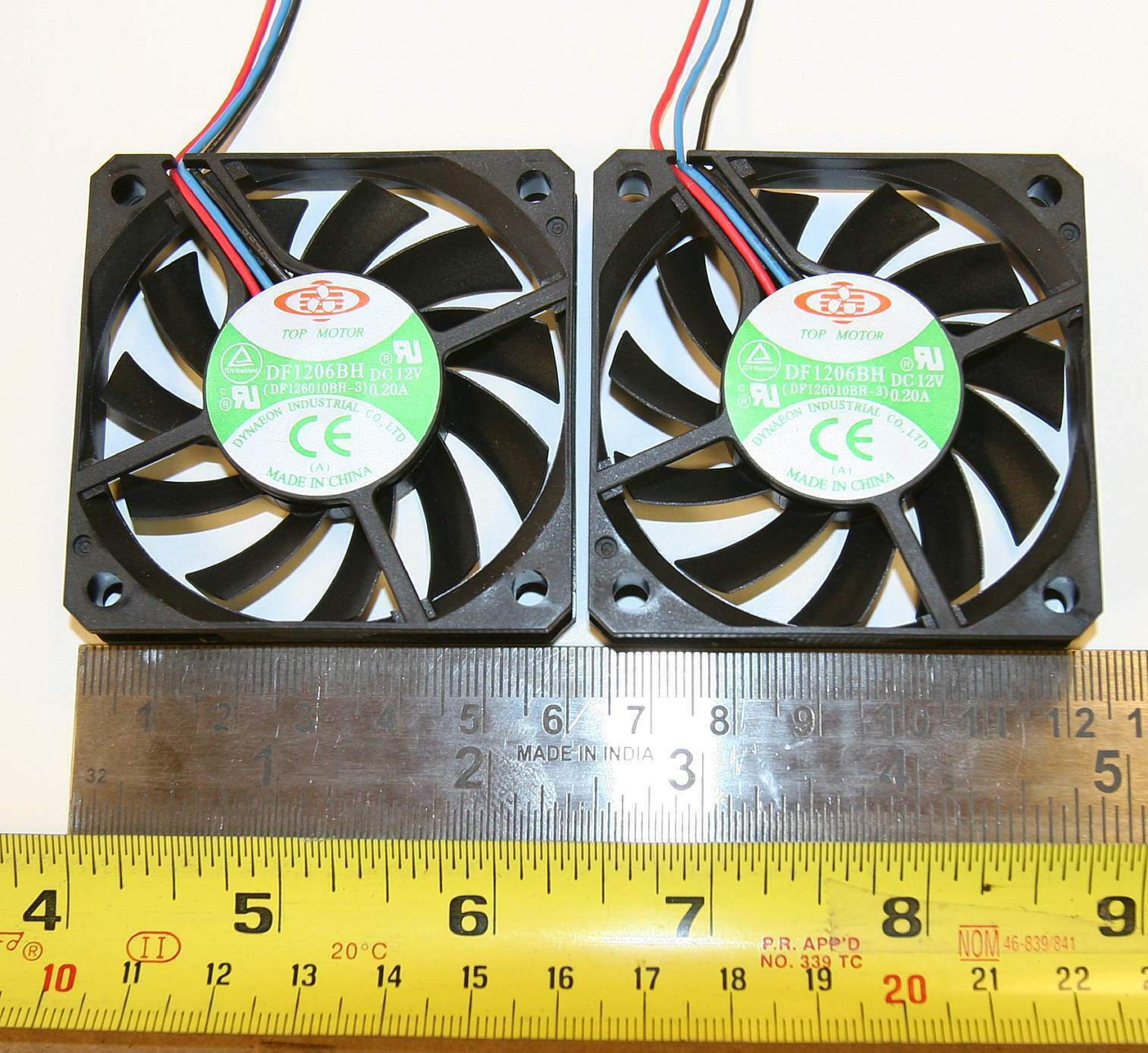 TOP MOTOR DF1206BH FAN 60X60X25MM 12V 0.20AMP