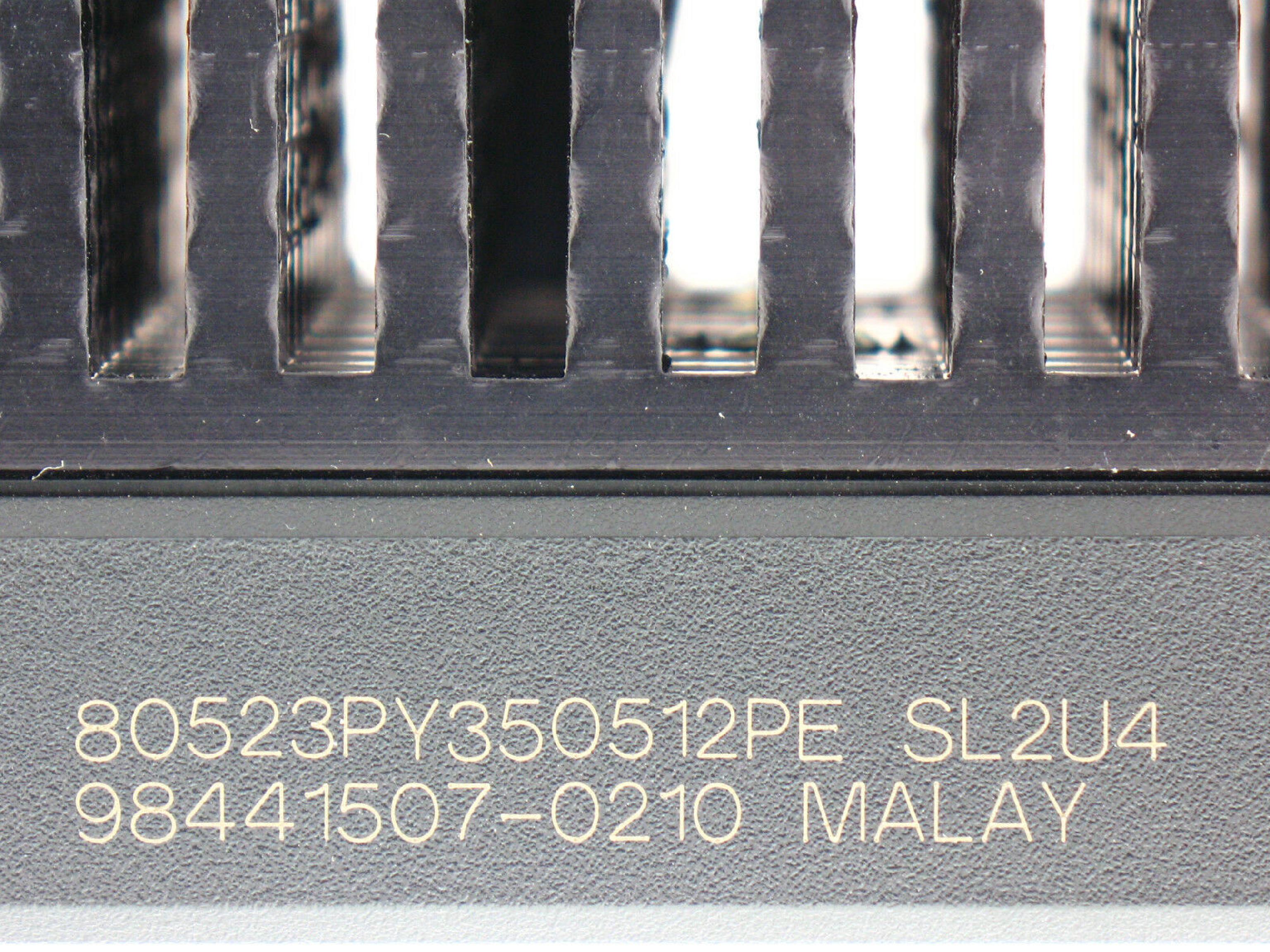 INTEL 80523PY350512PE 350 P II 350MHZ CPU SLOT 1 SL2ZQ 2503114 Intel Pentium Slot / SC242 MHz 512 KB unified cache