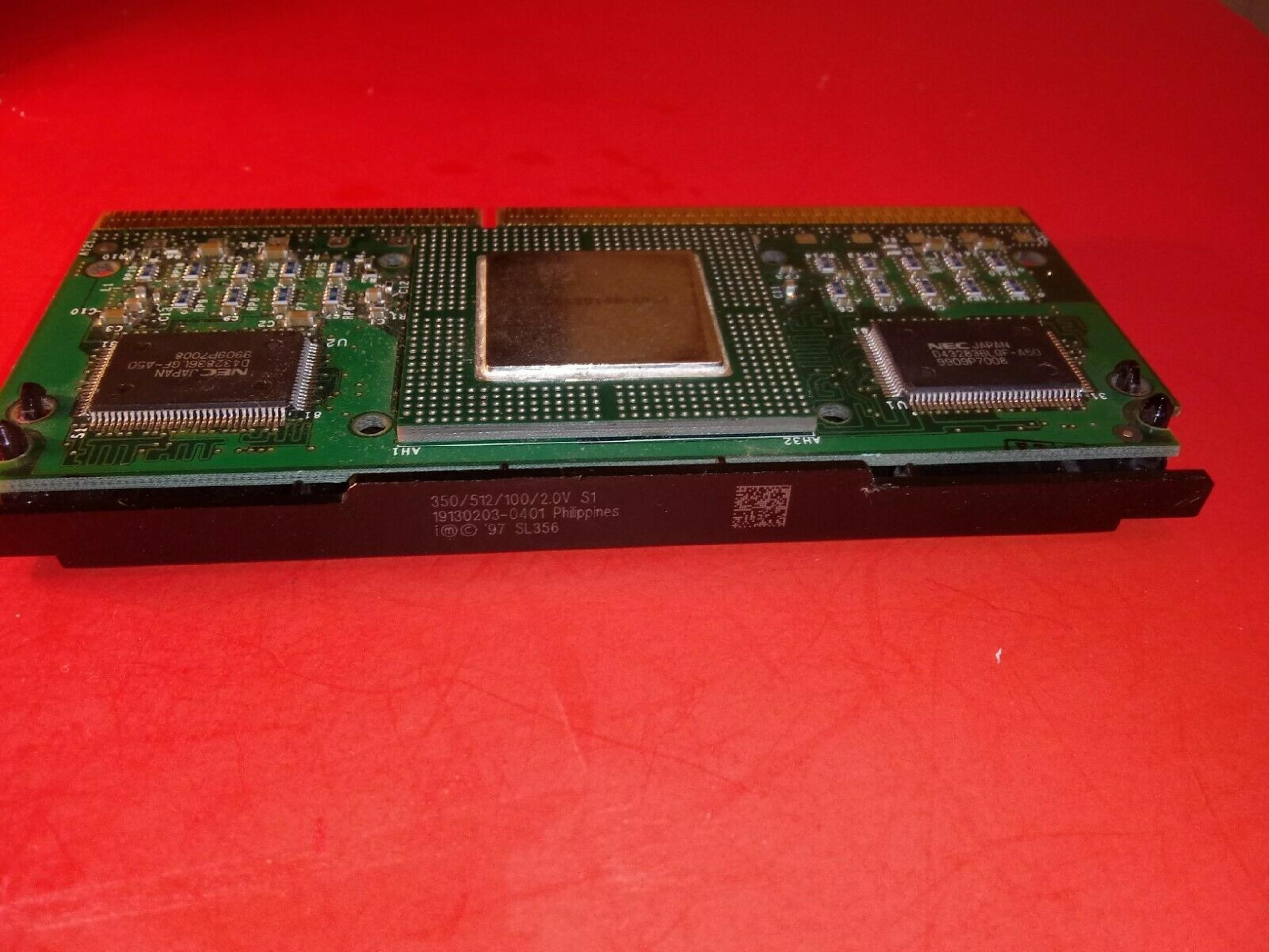 INTEL 80523PY350512PE 350 P II 350MHZ CPU SLOT 1 SL2ZQ 2503114 Intel Pentium Slot / SC242 MHz 512 KB unified cache