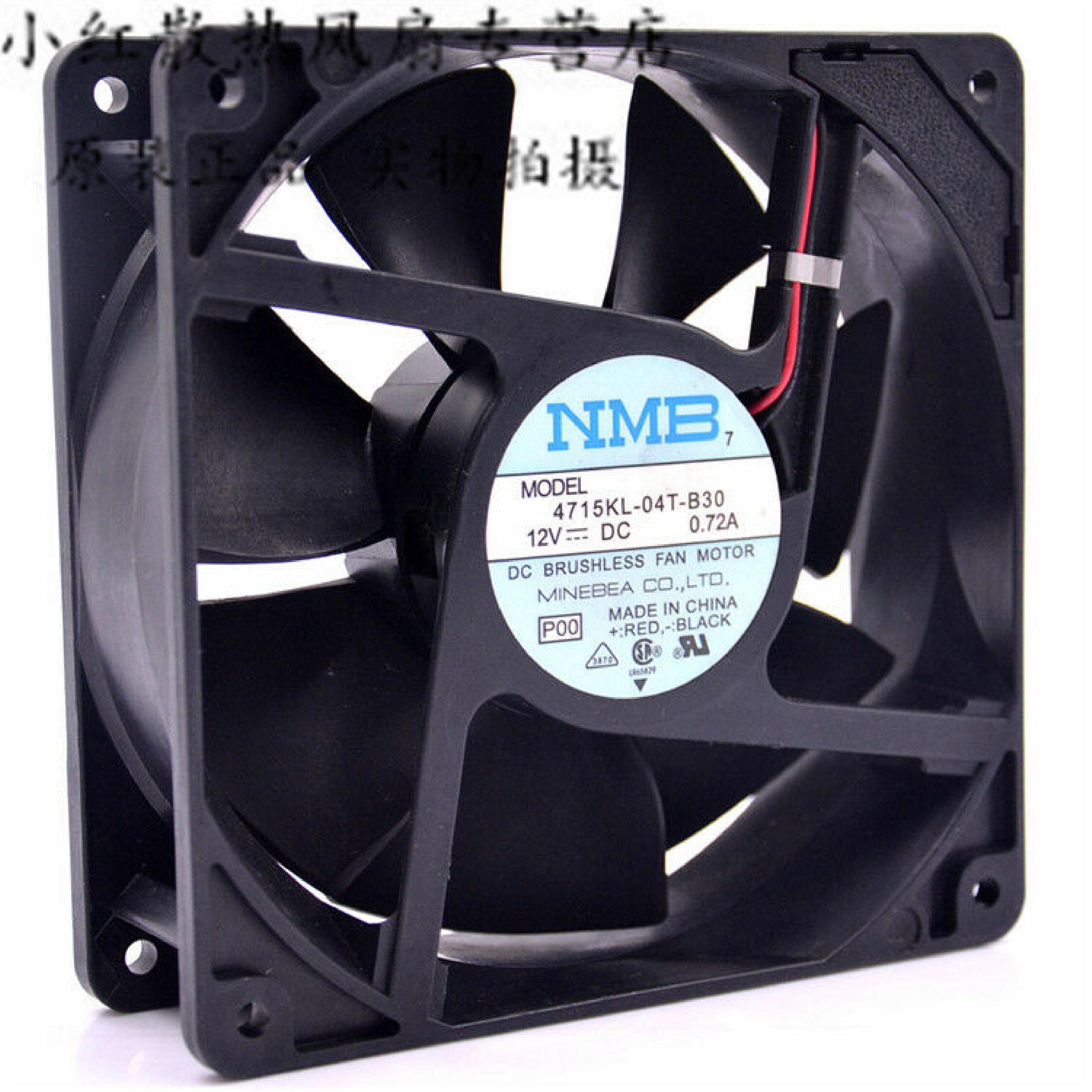 NMB 4715KL-04W-B30 FAN 119MM X 119MM X 38.4MM 12 VOLT 0.72AMP